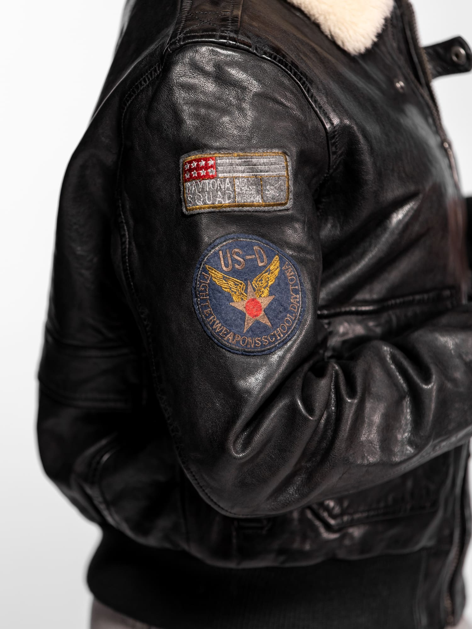 Air pilot - Blouson aviateur cuir femme - Image 10