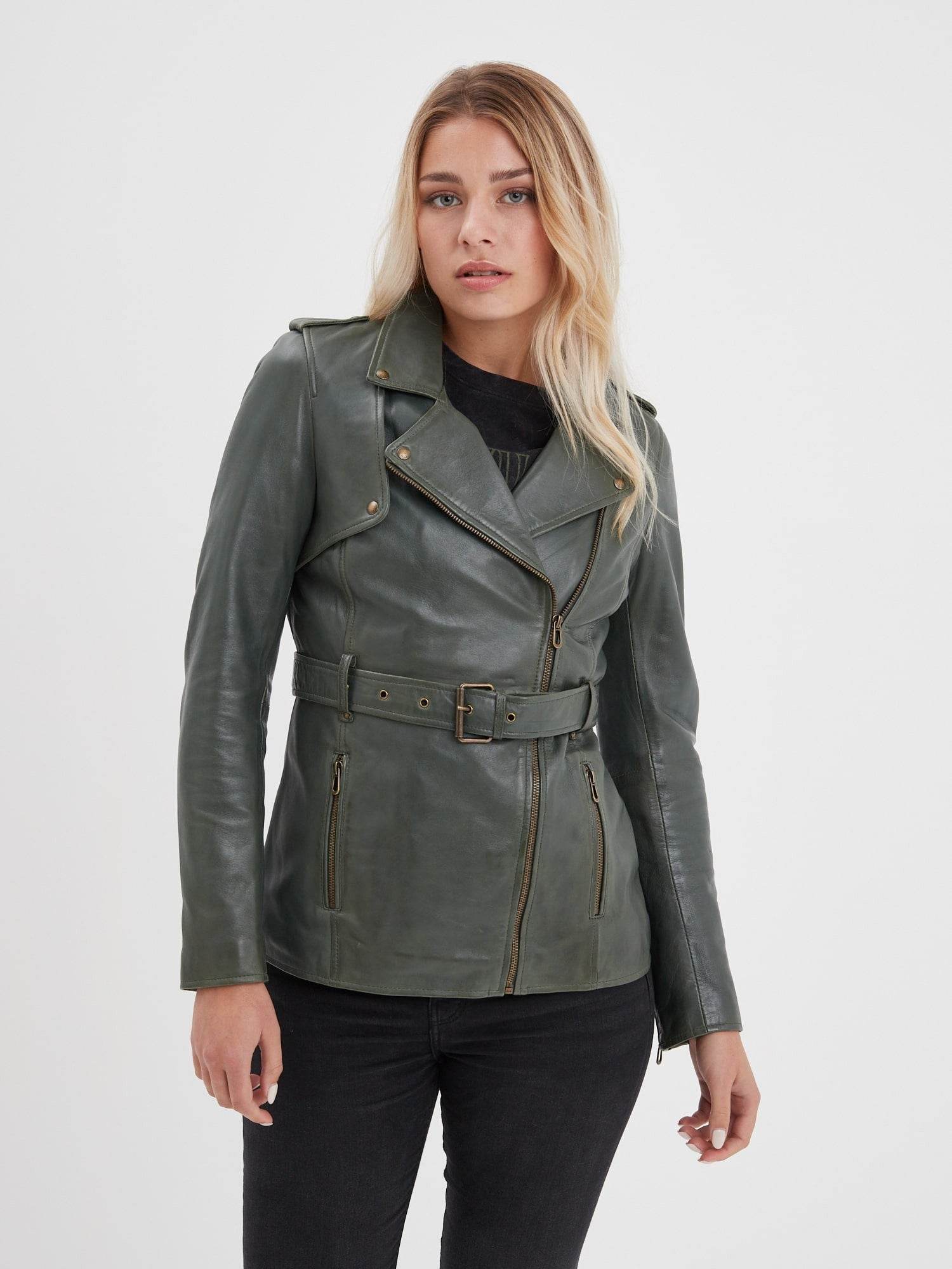 Aliona - Trench en cuir femme - Image 10