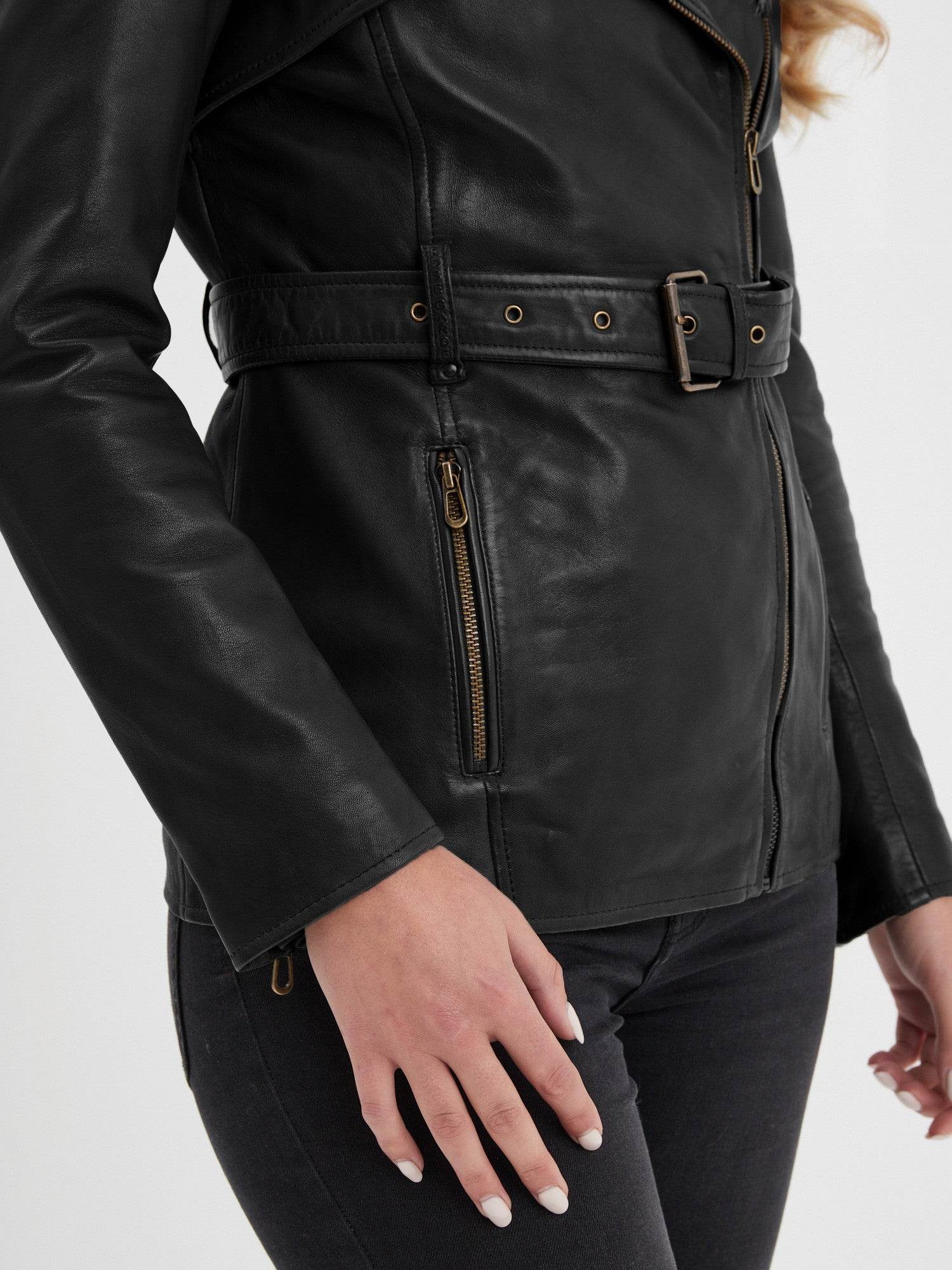 Aliona - Trench en cuir femme - Image 3