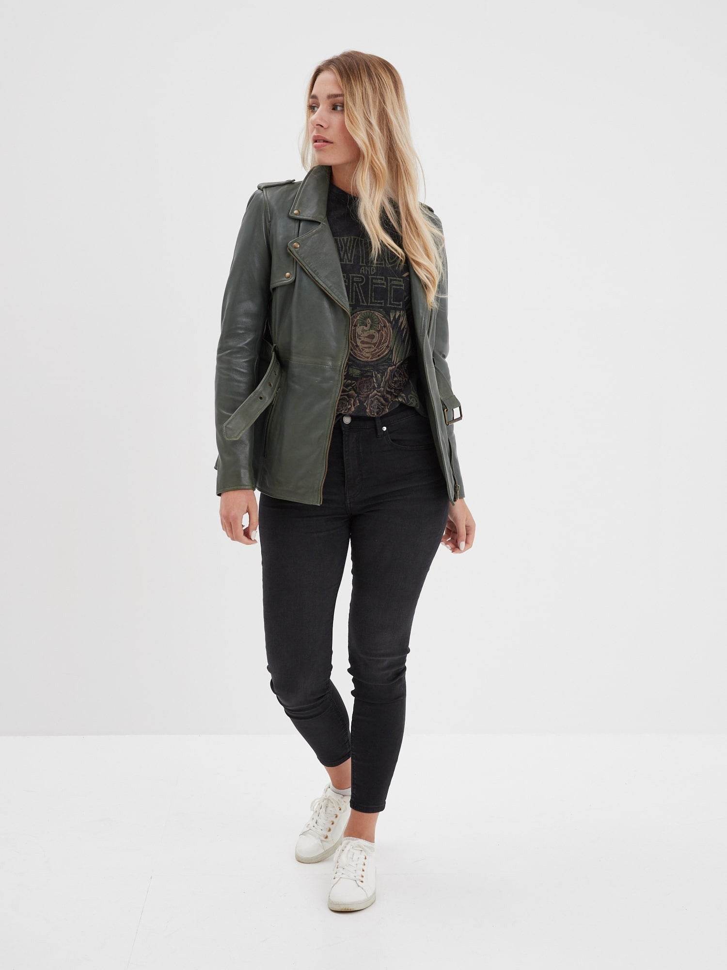 Aliona - Trench en cuir femme - Image 6