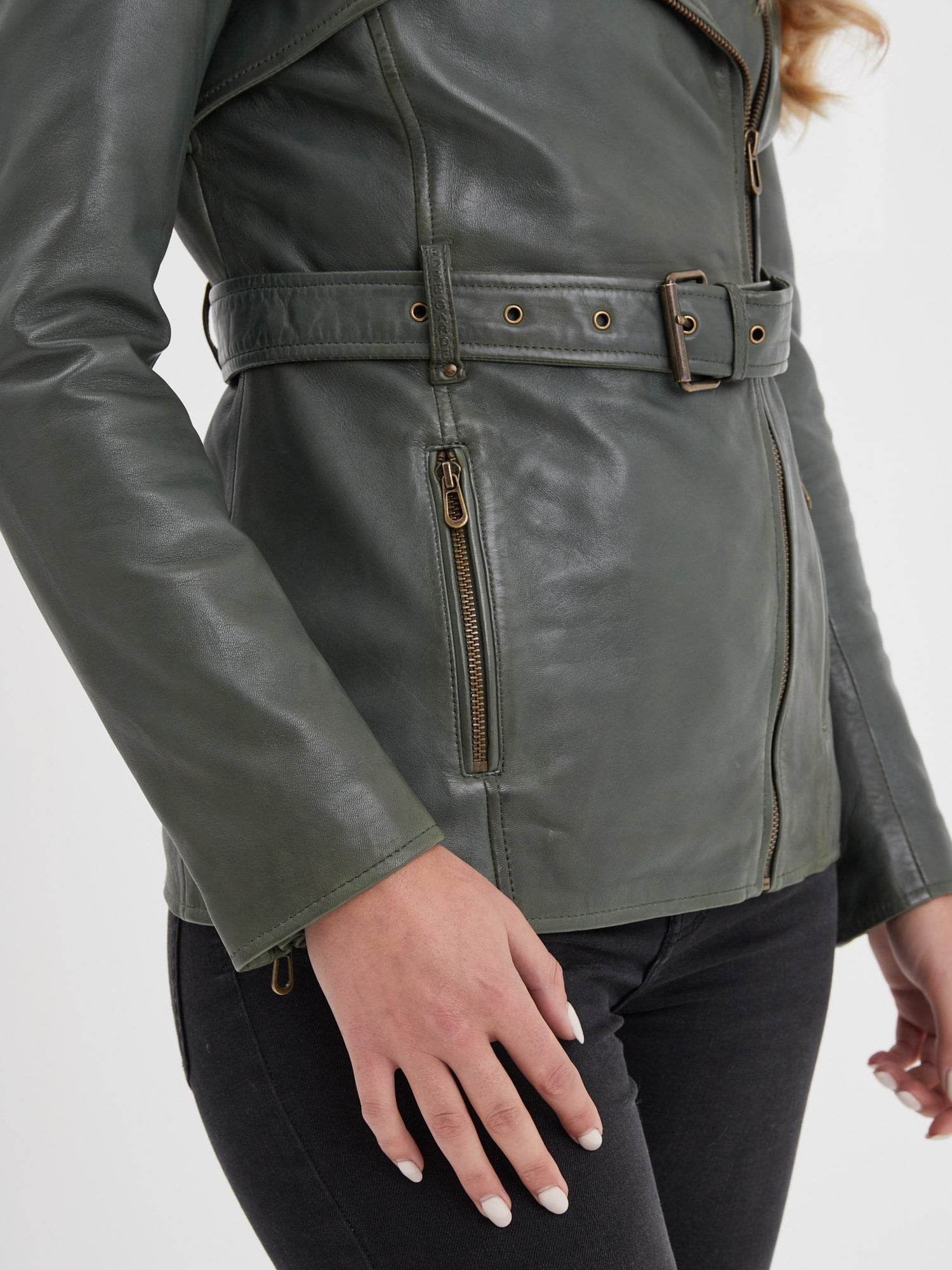 Aliona - Trench en cuir femme - Image 8