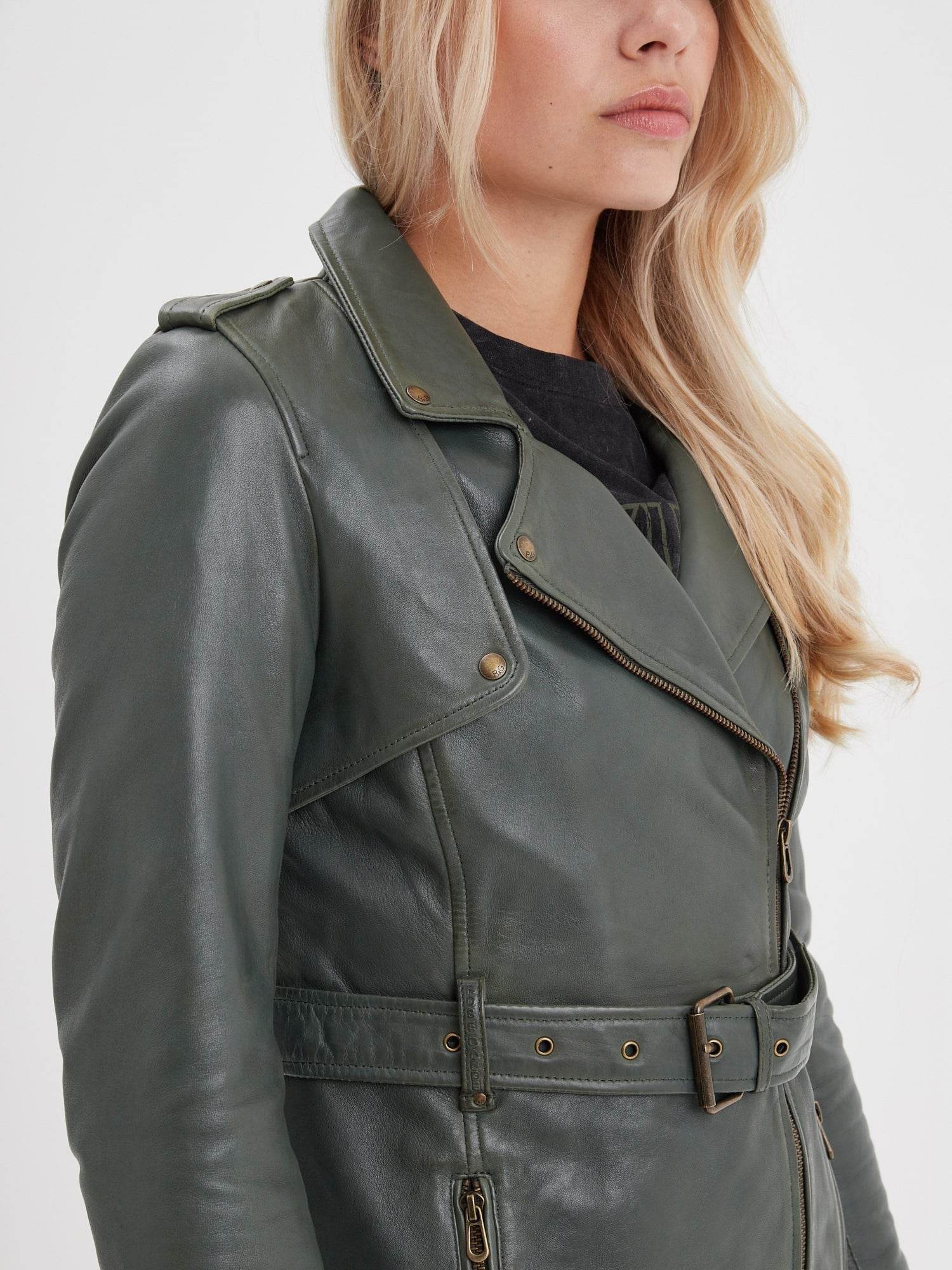 Aliona - Trench en cuir femme - Image 9
