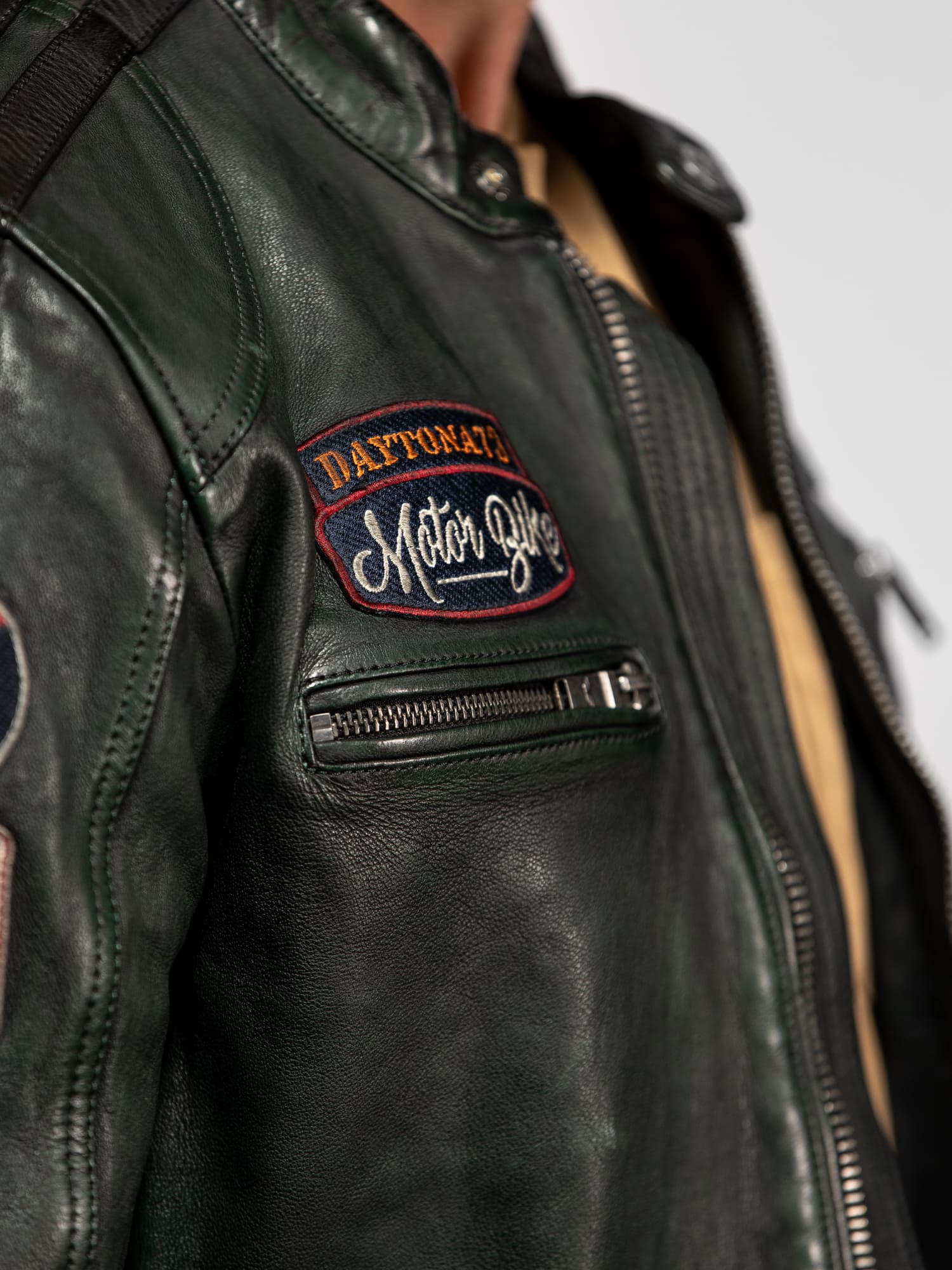 Aniak - Blouson cuir moto vintage - Image 11