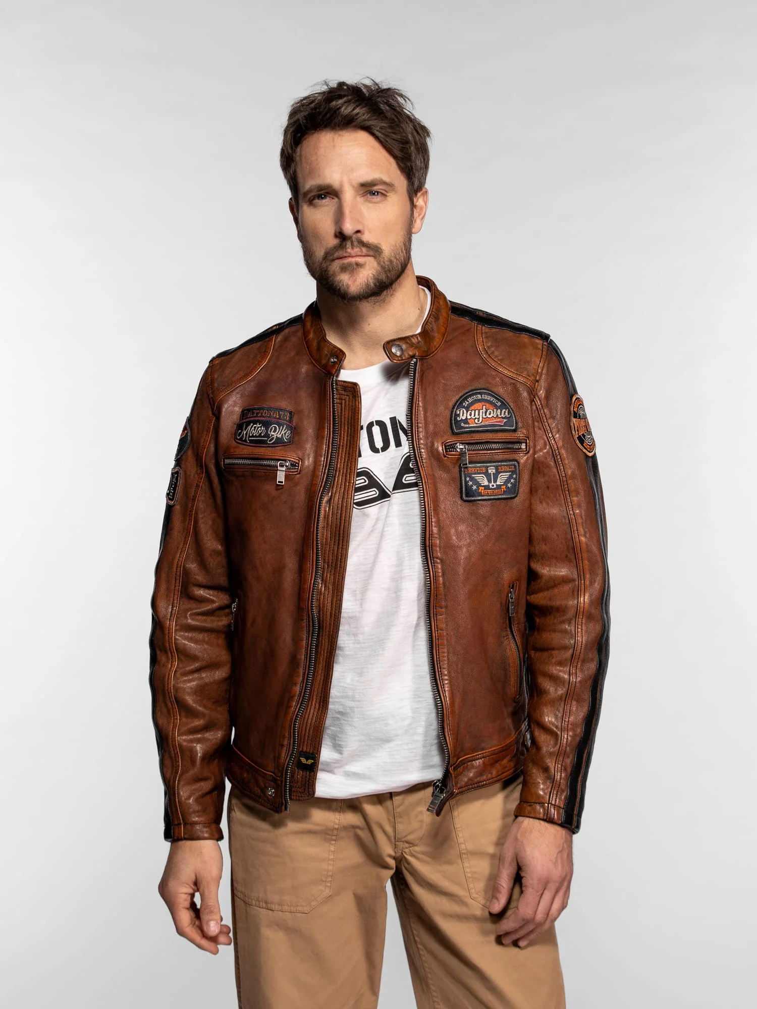 Aniak - Blouson cuir moto vintage - Image 16