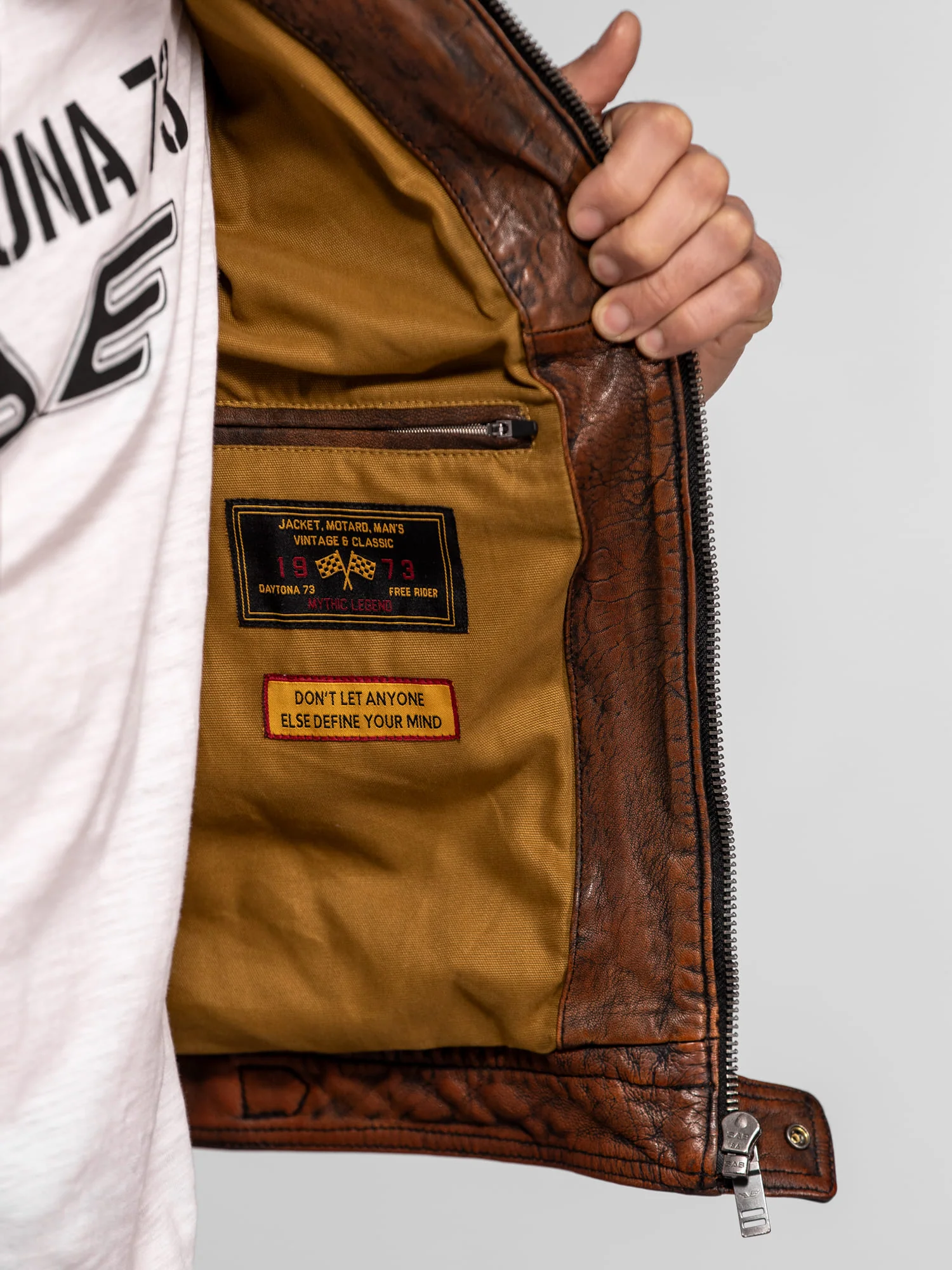 Aniak - Blouson cuir moto vintage - Image 19