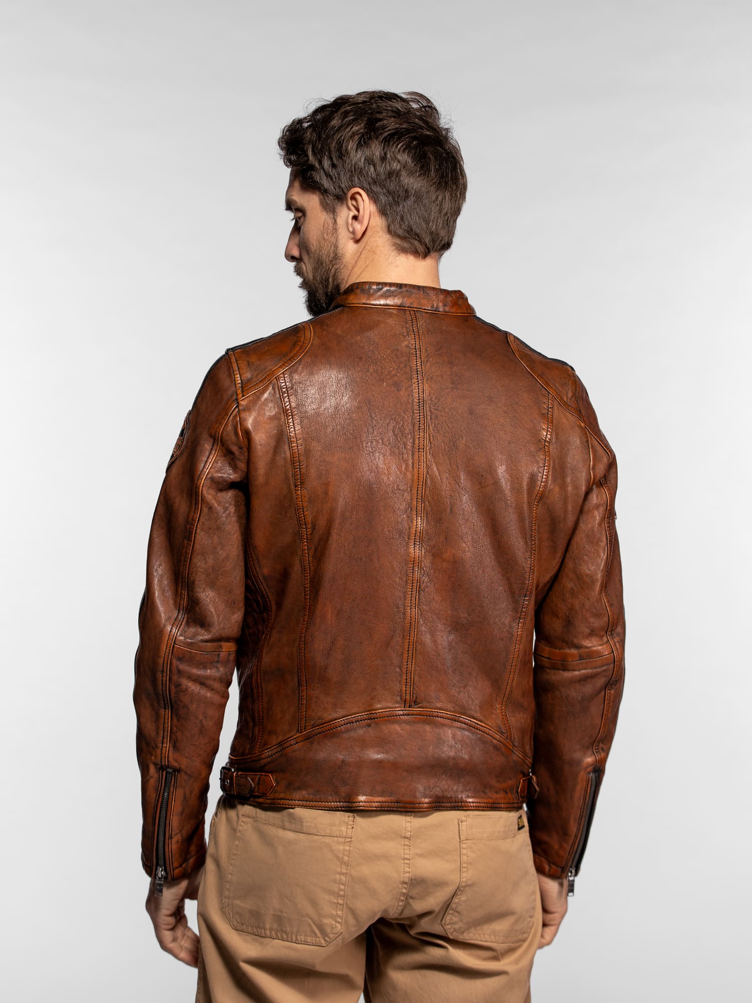 Aniak - Blouson cuir moto vintage - Image 20