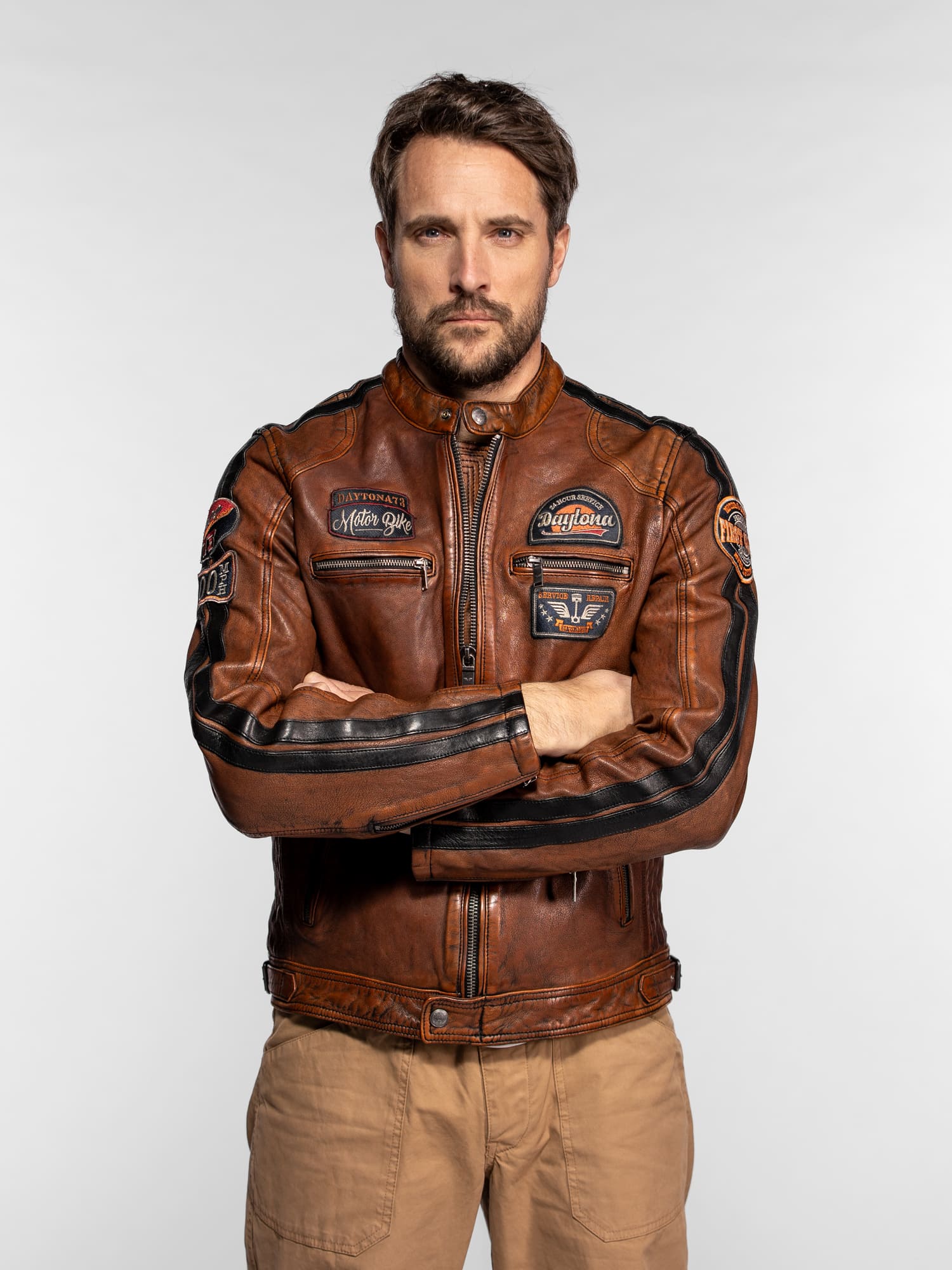 Aniak - Blouson cuir moto vintage - Image 22