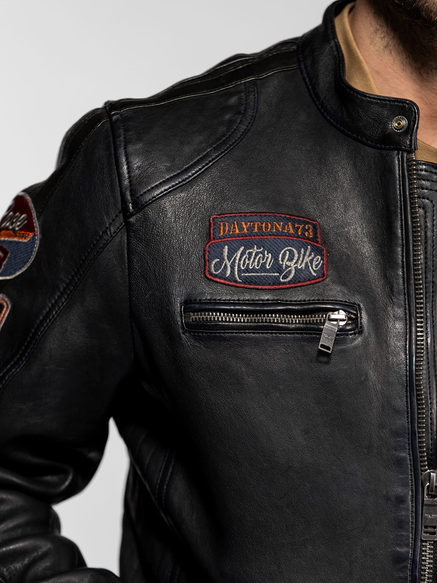 Aniak - Blouson cuir moto vintage - Image 24