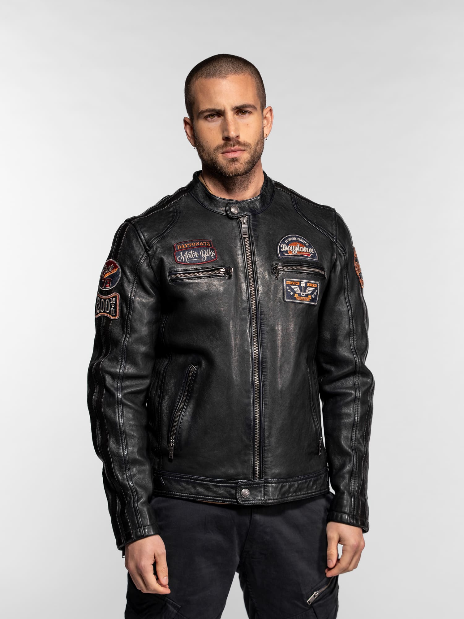 Aniak - Blouson cuir moto vintage - Image 26
