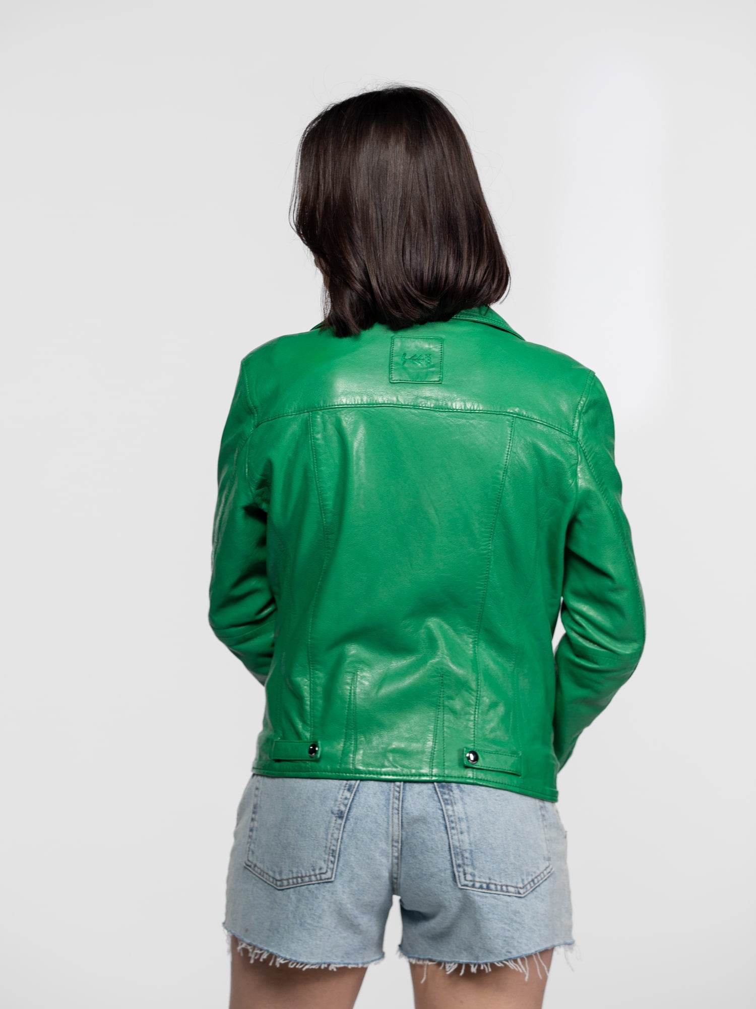 Anthea - Blouson biker cuir femme - Image 14