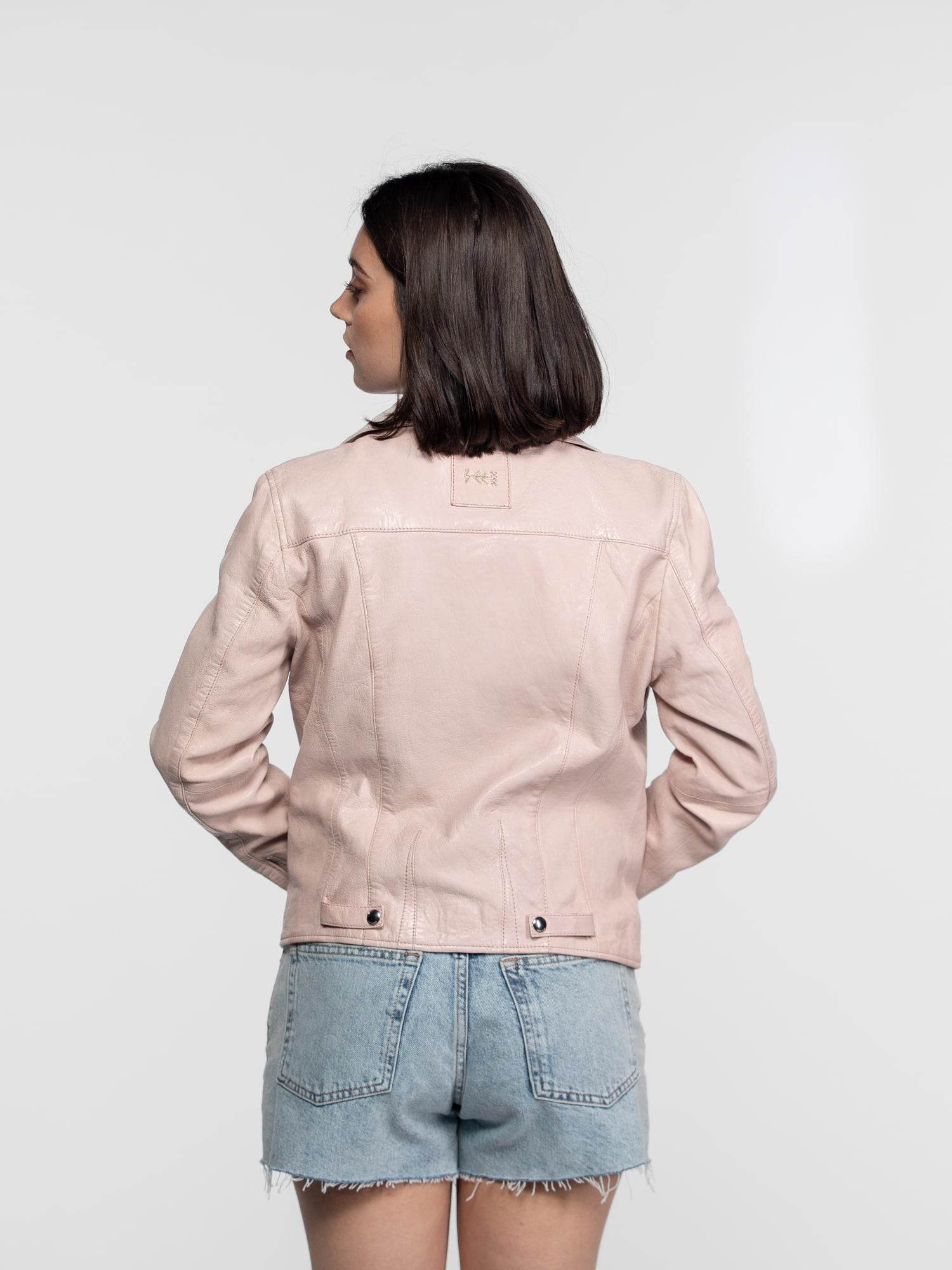 Anthea - Blouson biker cuir femme - Image 21
