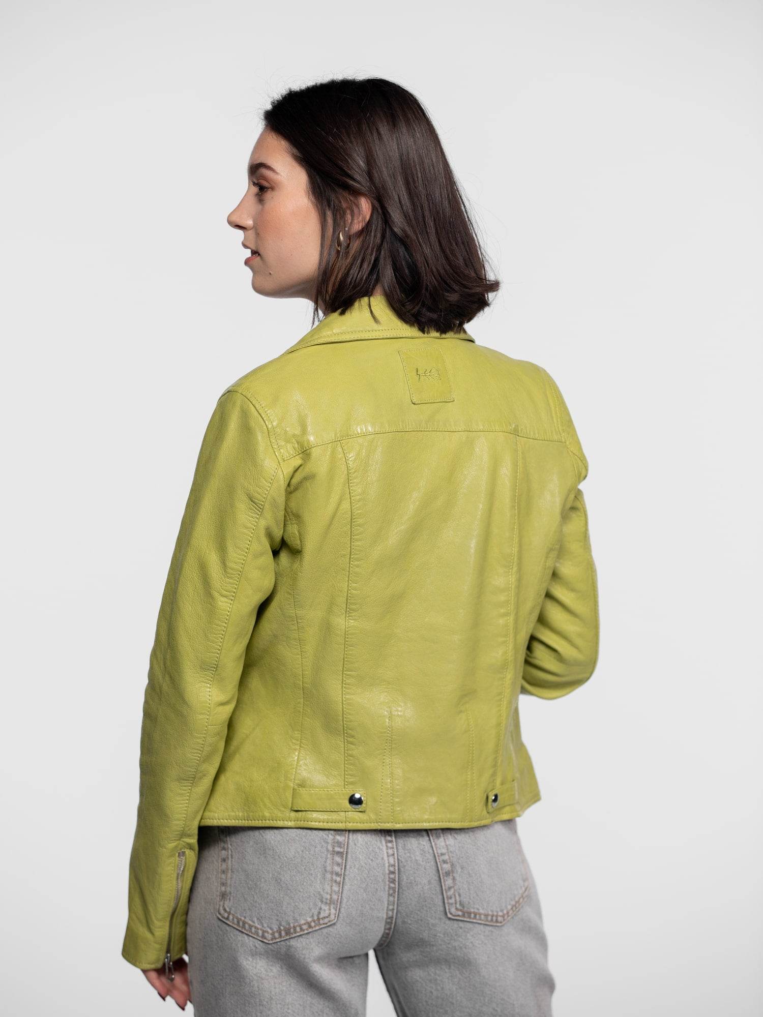 Anthea - Blouson biker cuir femme - Image 25
