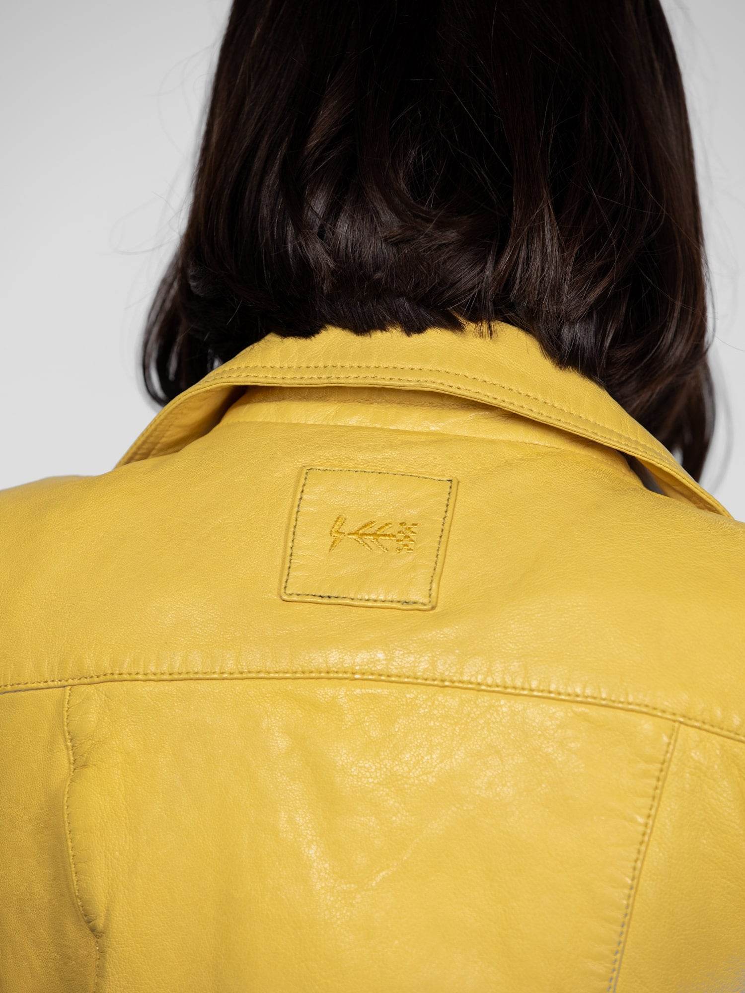 Anthea - Blouson biker cuir femme - Image 3