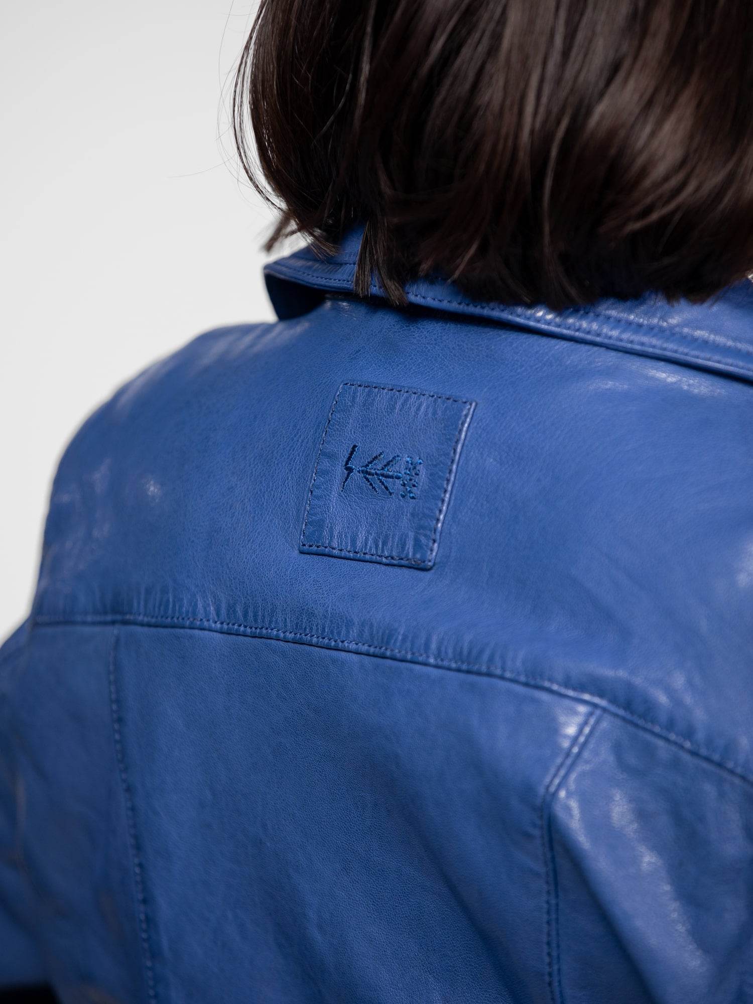 Anthea - Blouson biker cuir femme - Image 7