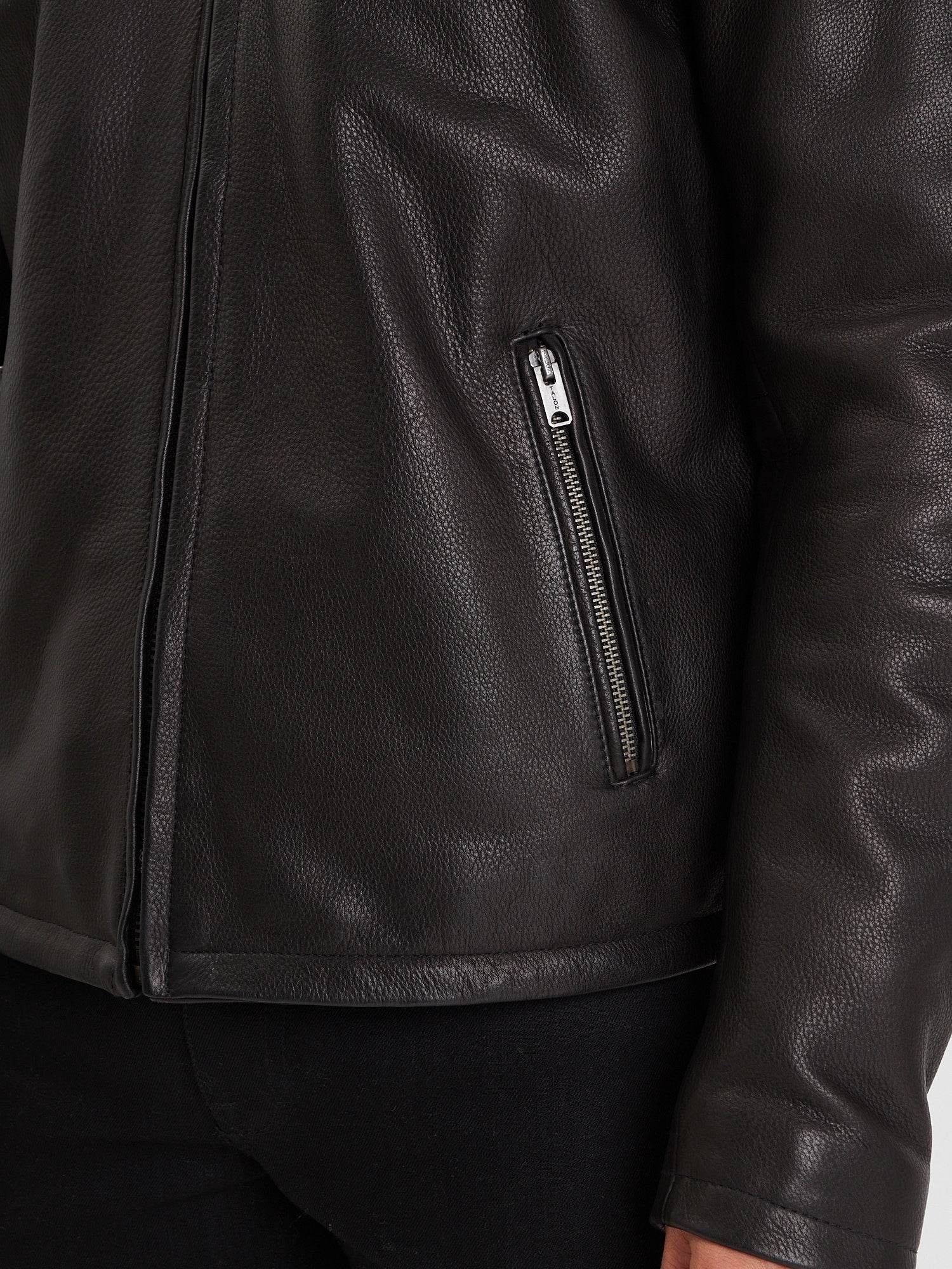 Asphalt - Blouson cuir aviateur homme - Image 6