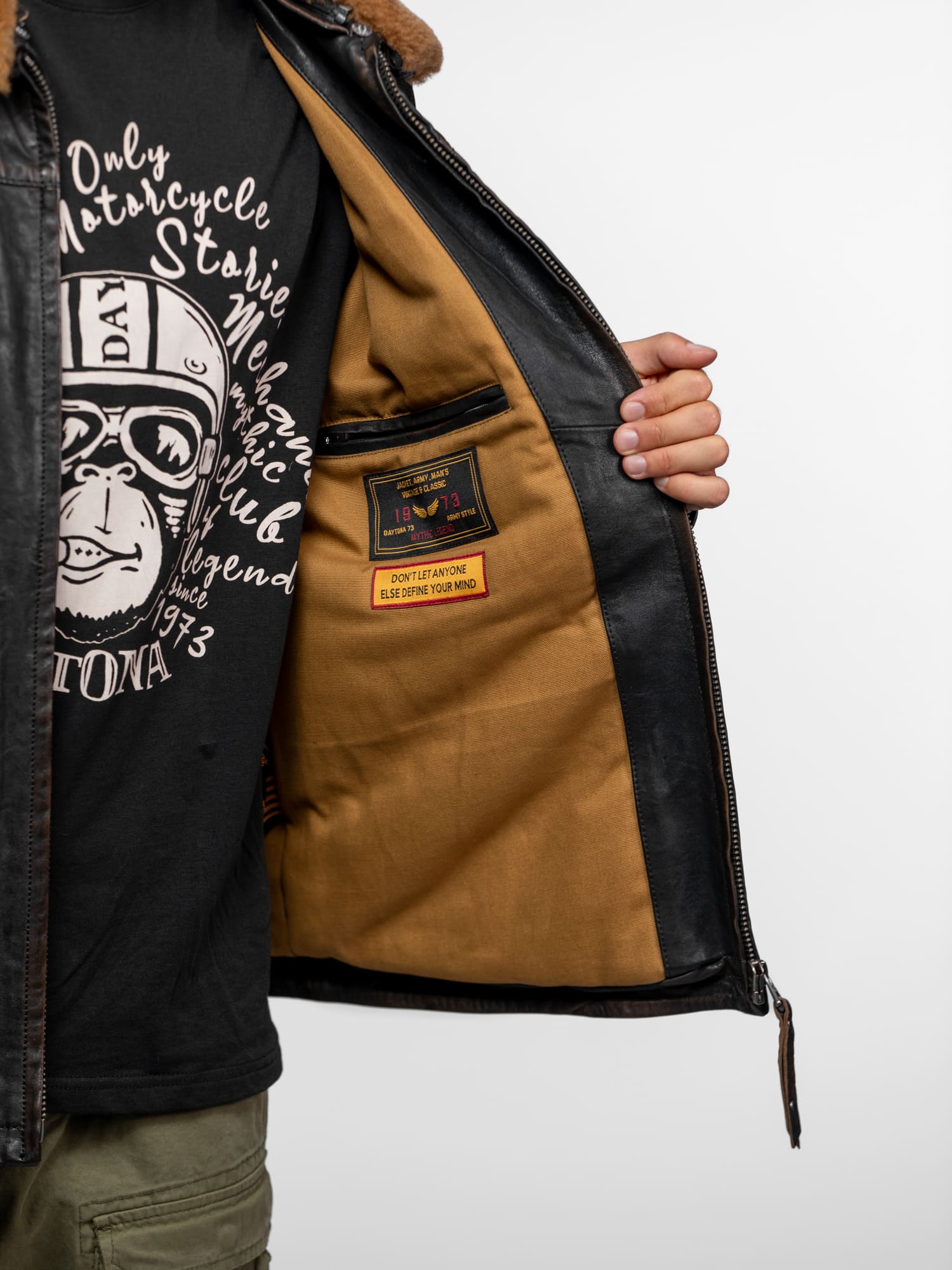 Bader - Veste cuir vintage homme - Image 5
