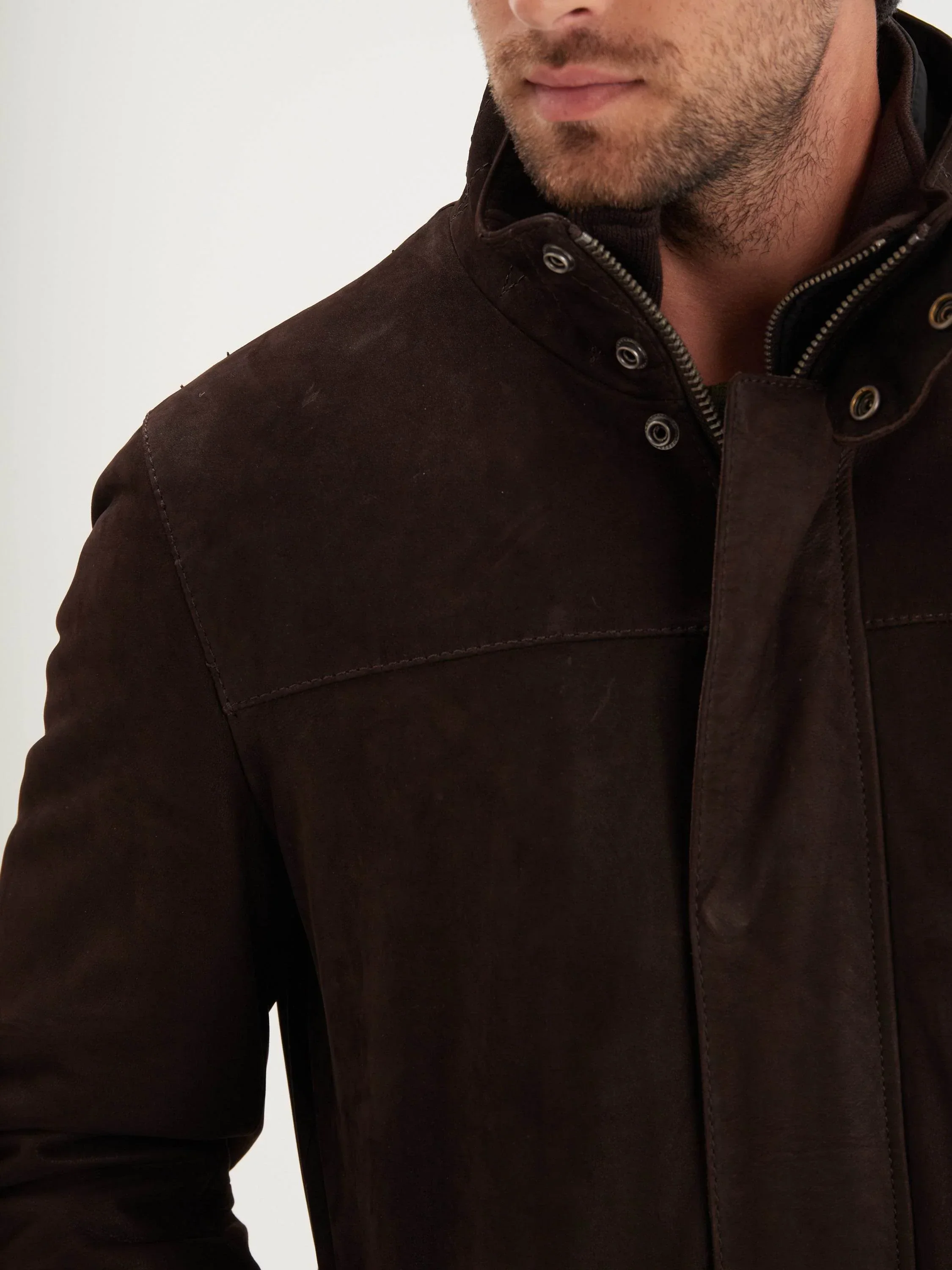 Balzac madison - Veste cuir homme marron - Image 3