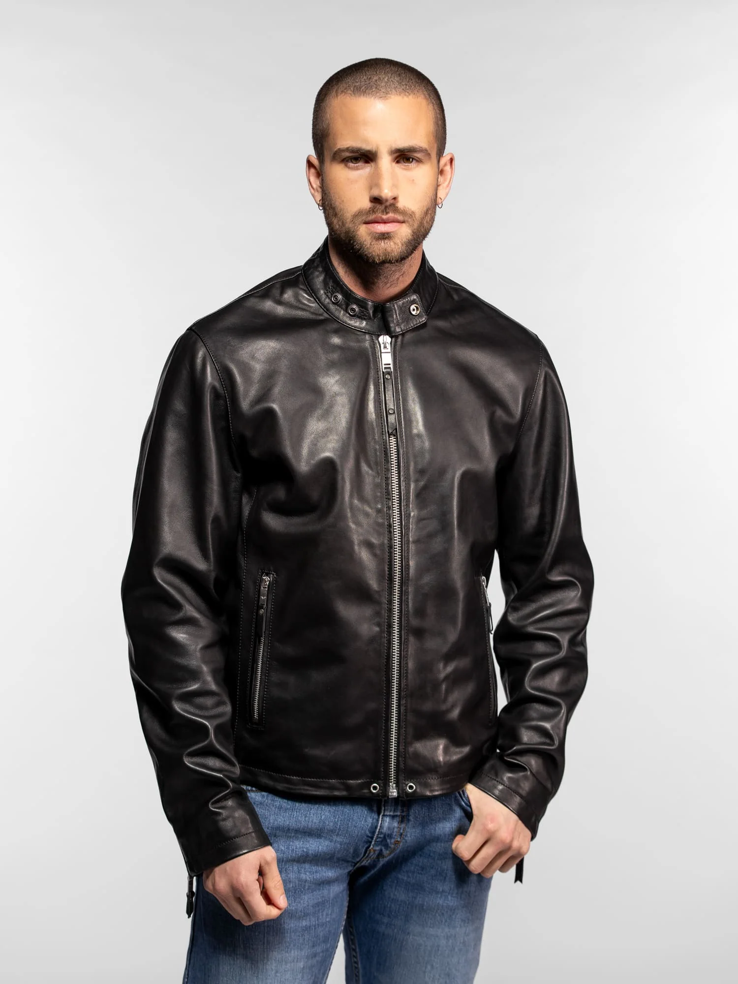 Bethel - Blouson cuir motard - Image 3
