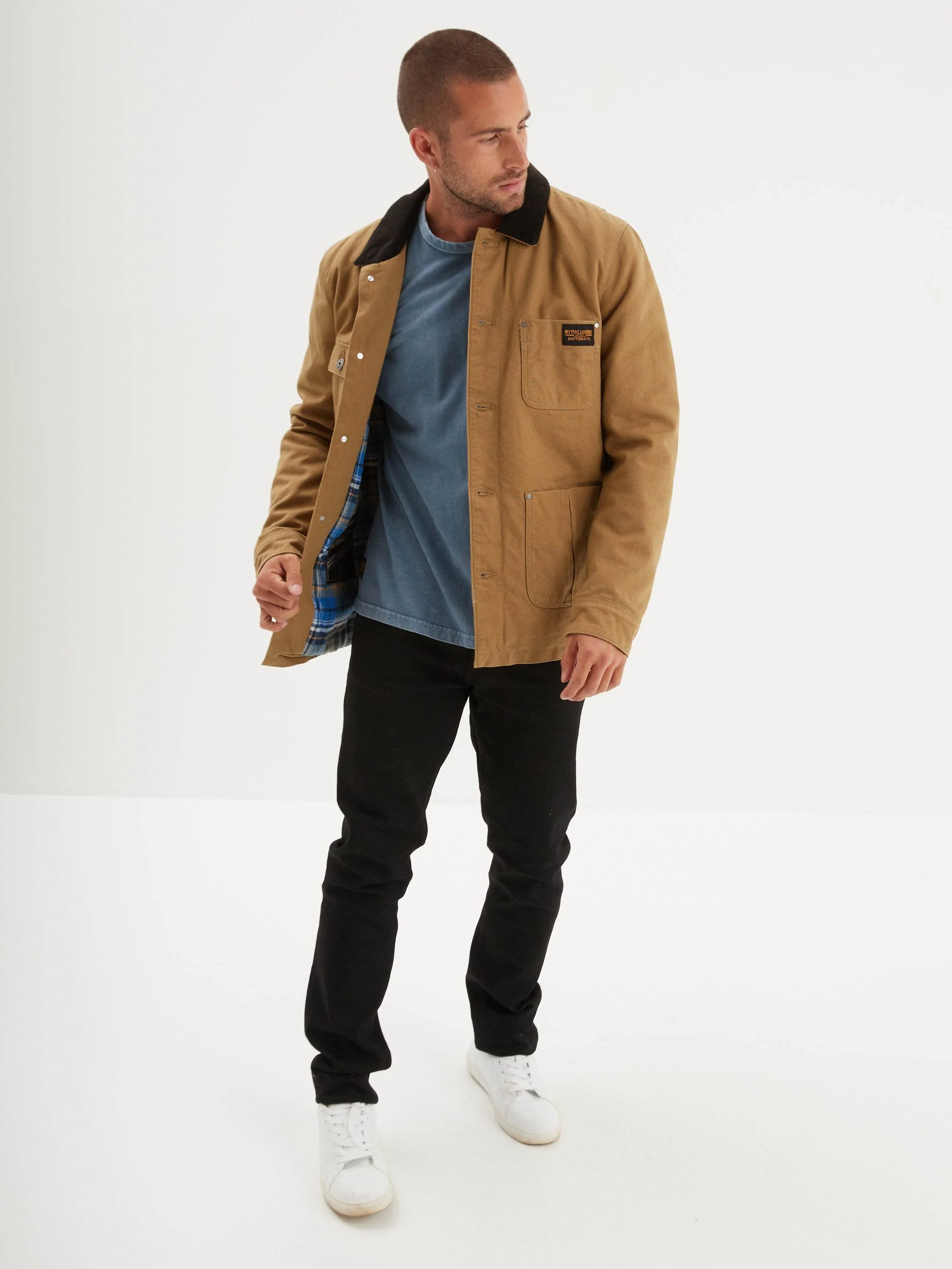 Billie - Veste worker en toile - Image 4