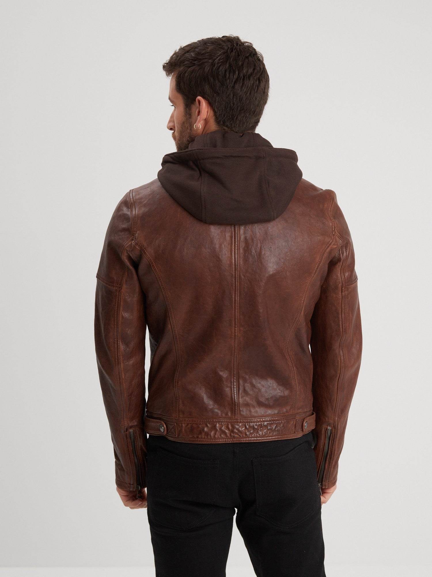 Bishop - Blouson vintage cuir homme - Image 11
