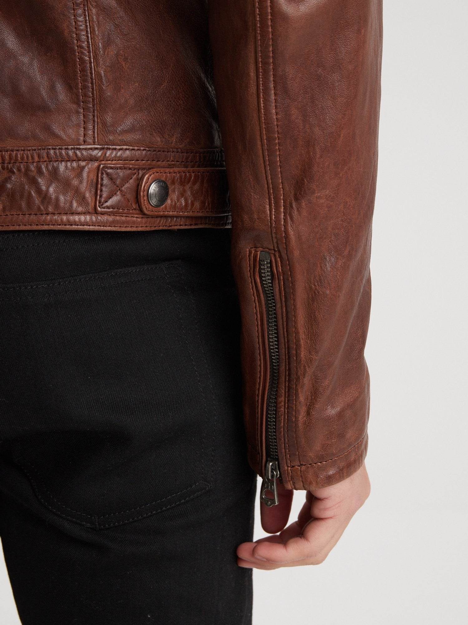 Bishop - Blouson vintage cuir homme - Image 15