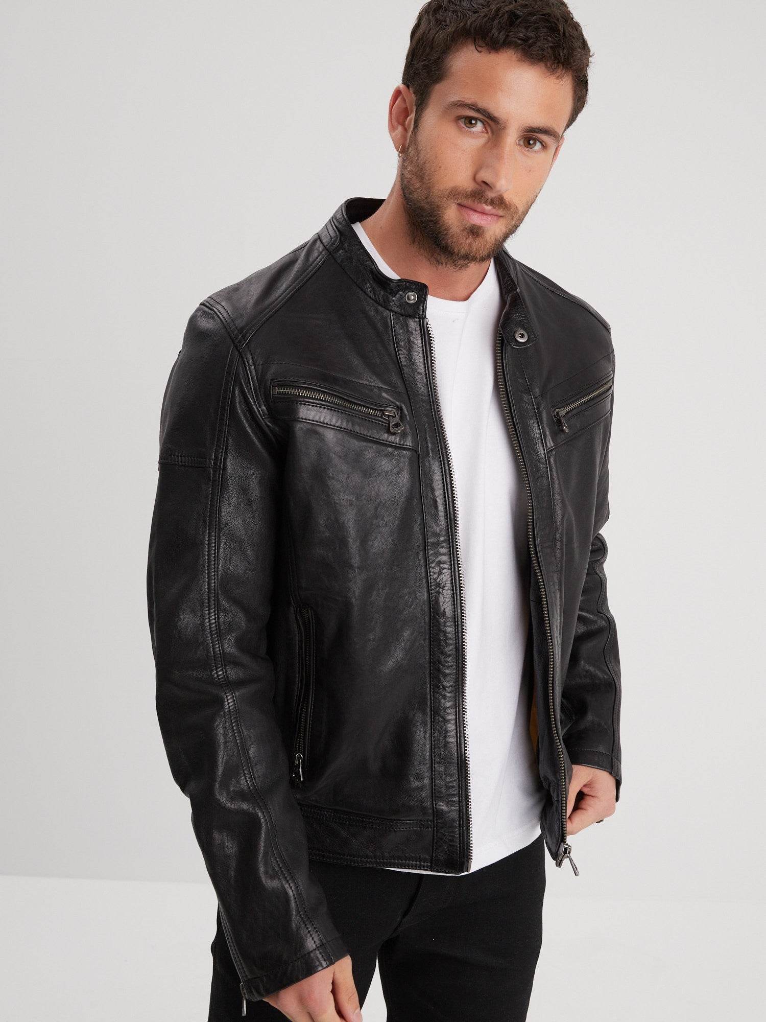 Bishop - Blouson vintage cuir homme - Image 7