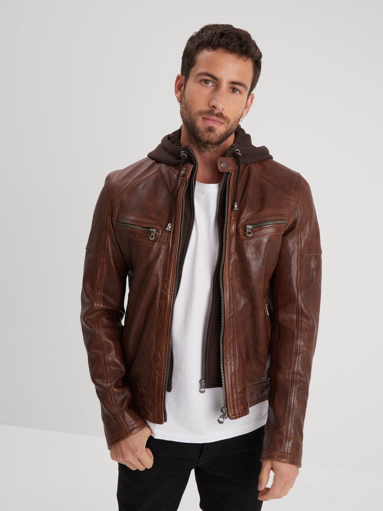 Bishop - Blouson vintage cuir homme - Image 8