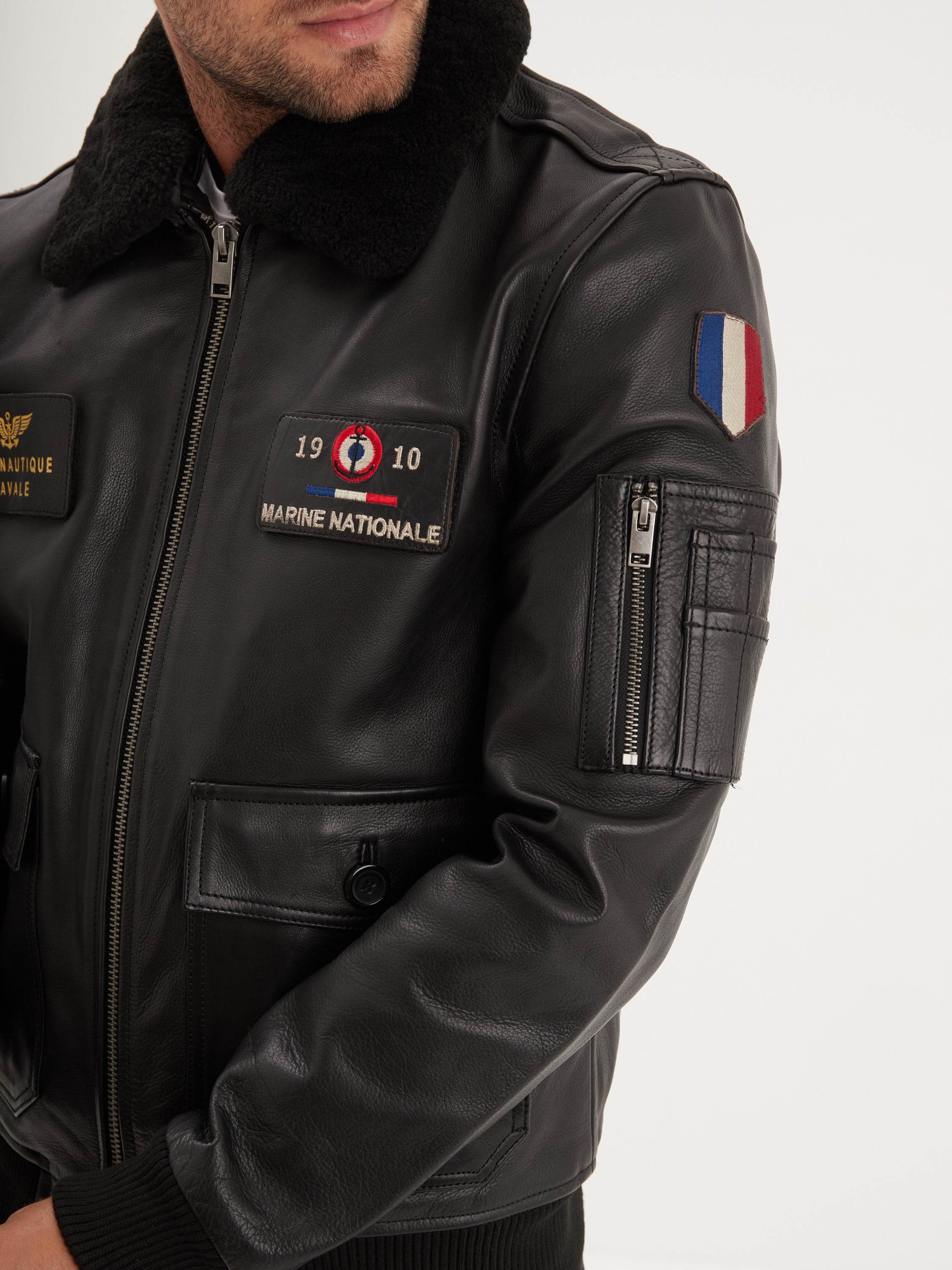 Blouson en cuir - Aéronautique navale - Image 15