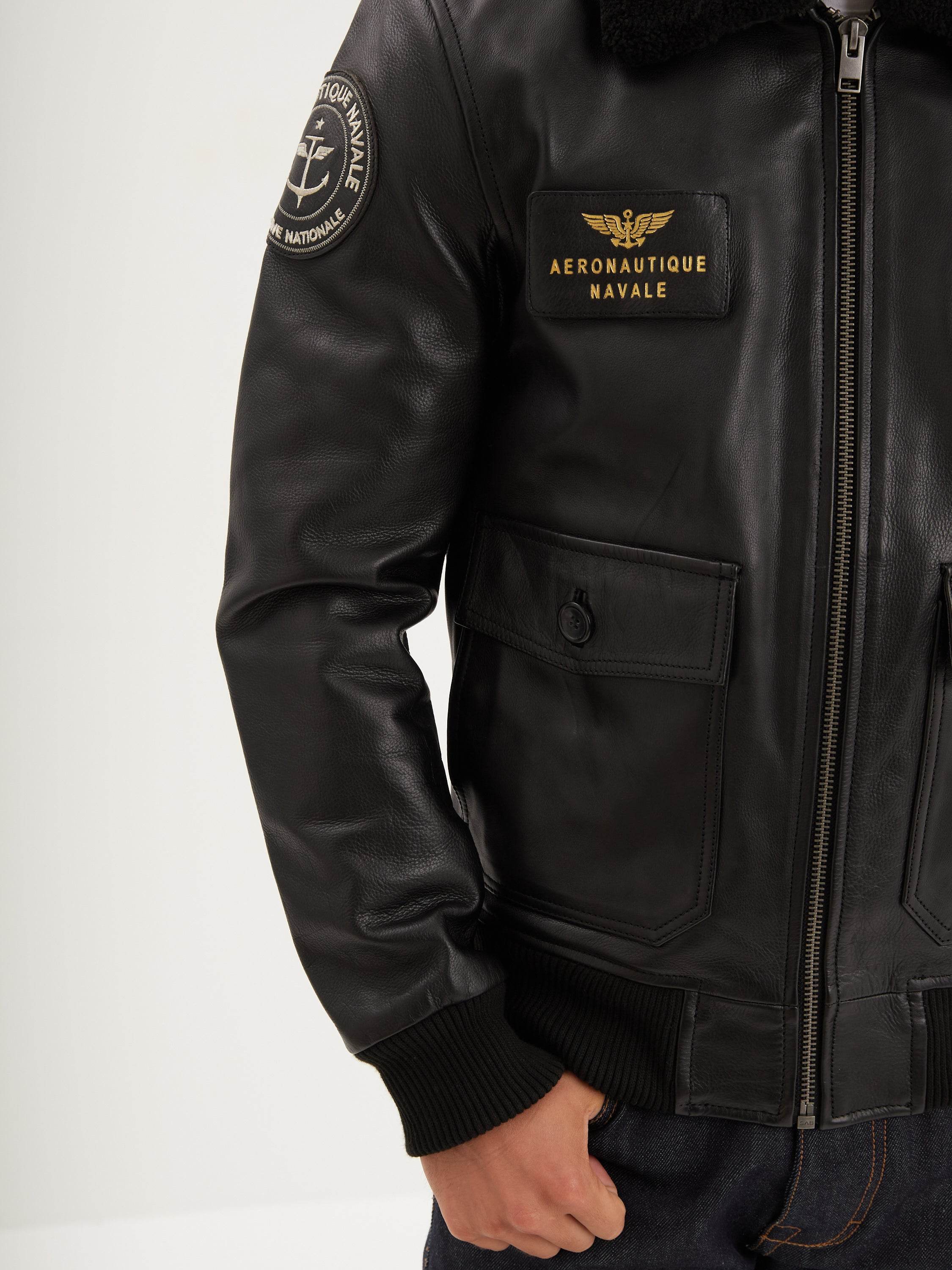 Blouson en cuir - Aéronautique navale - Image 16