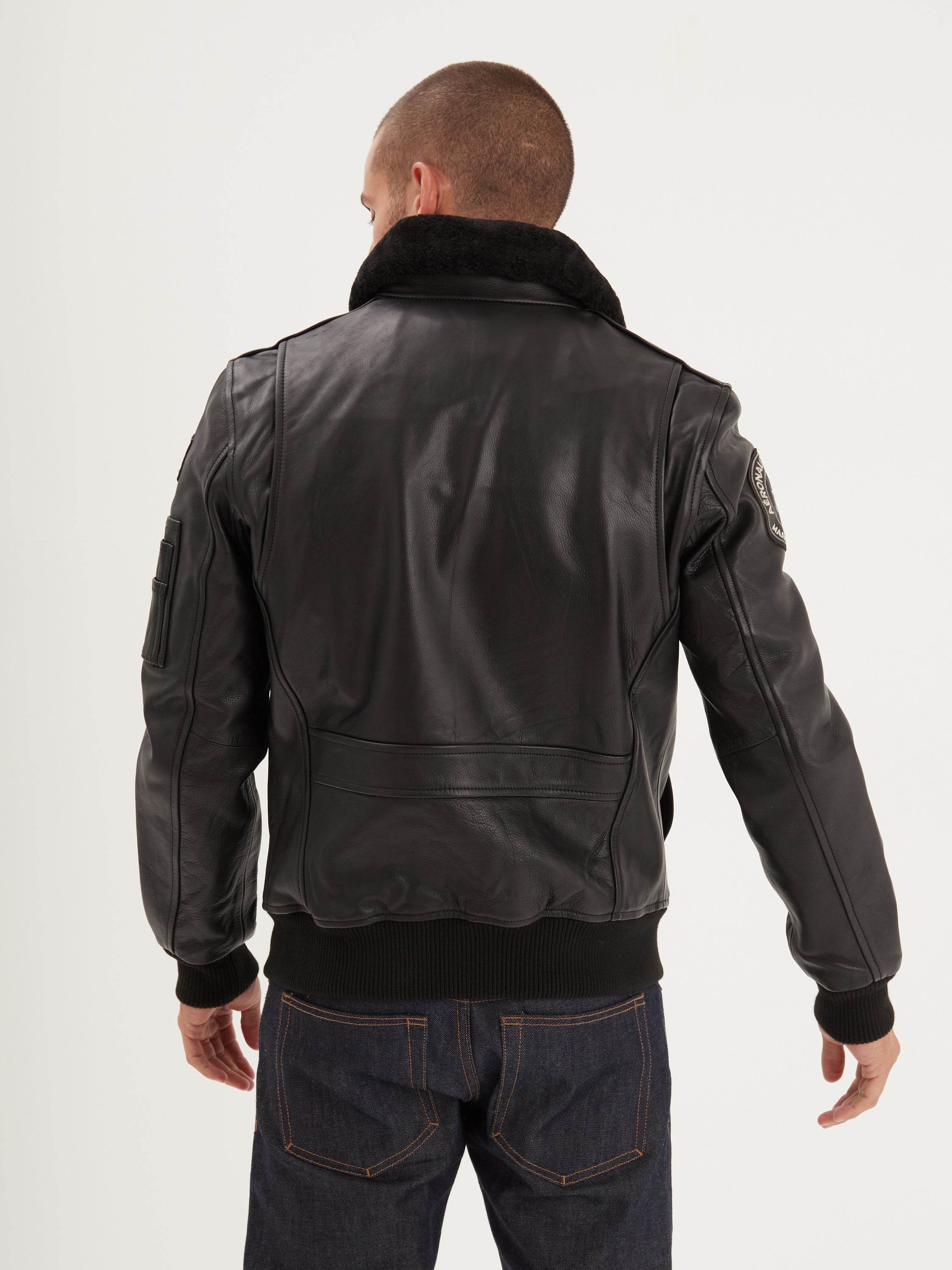 Blouson en cuir - Aéronautique navale - Image 17