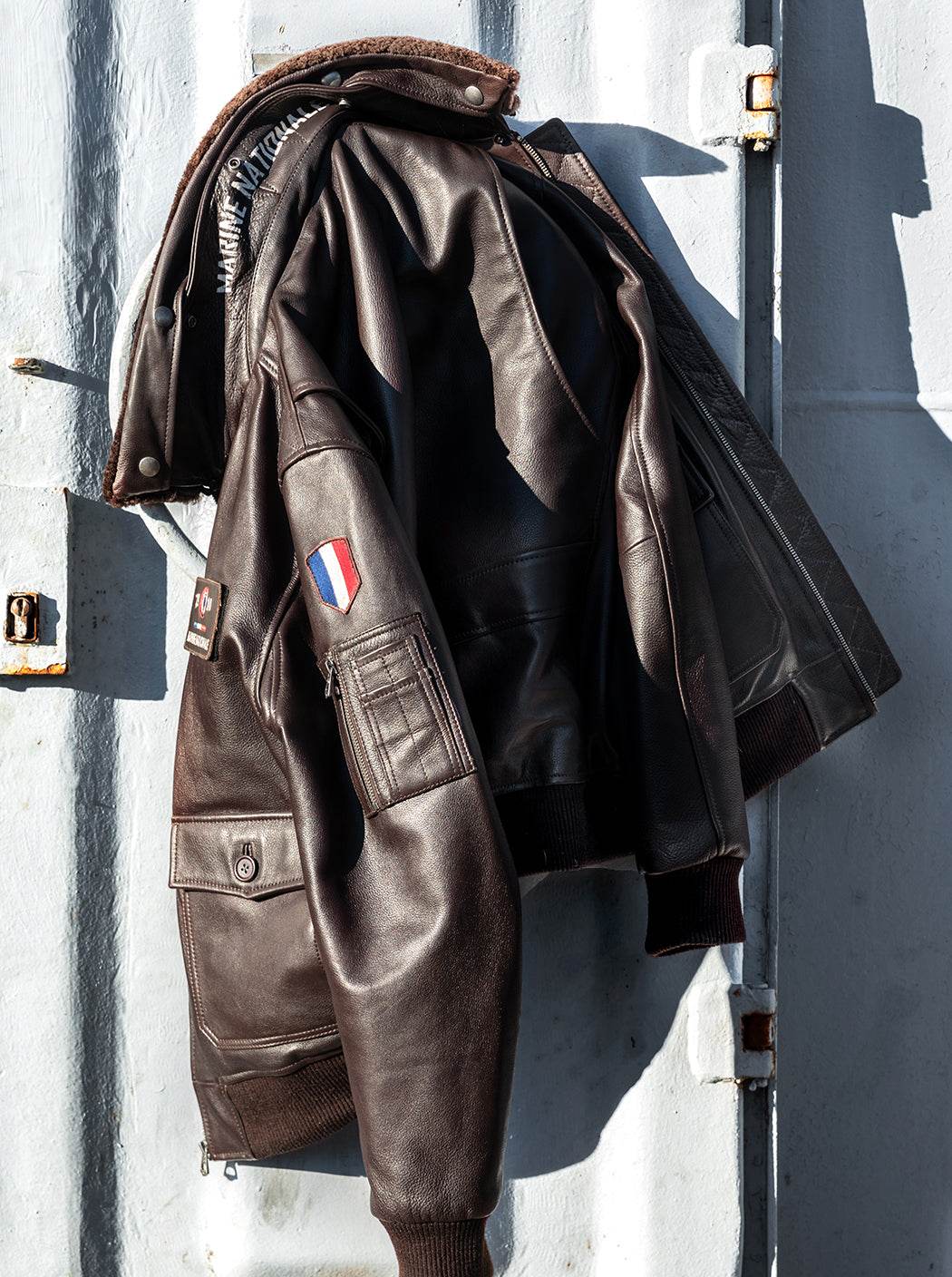 Blouson en cuir - Aéronautique navale - Image 5