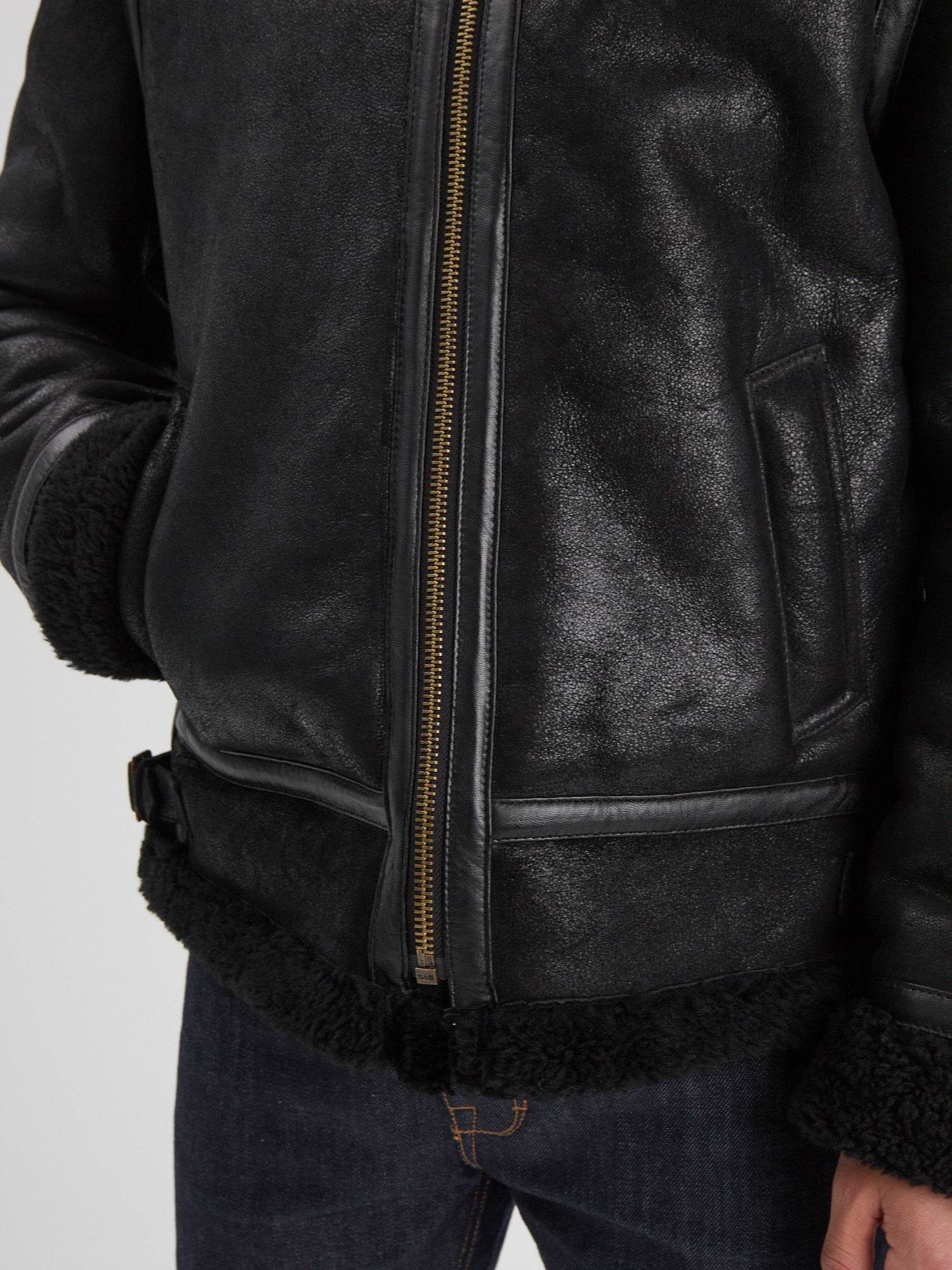 Bombardier - Blouson aviateur cuir homme - Image 10