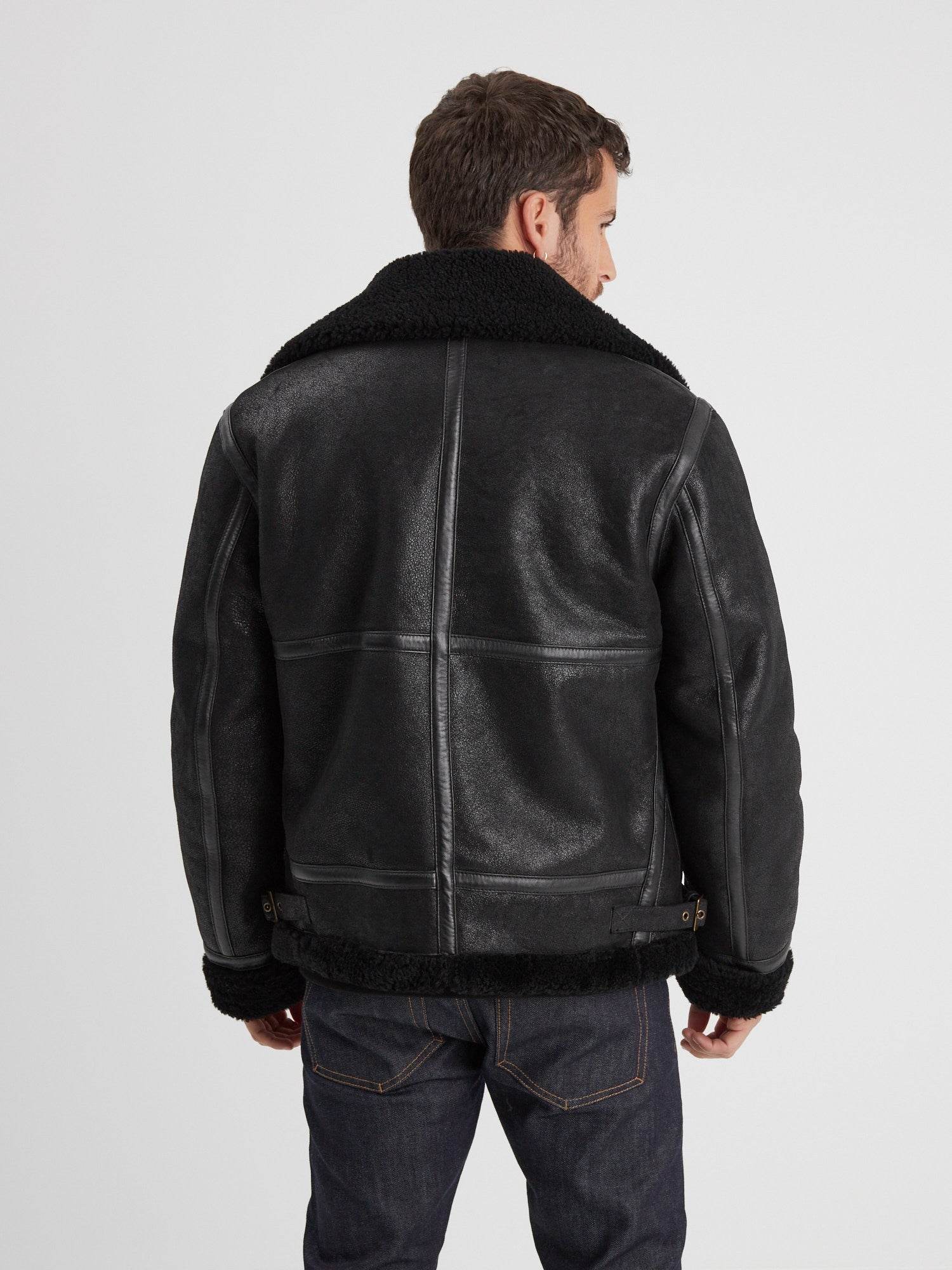 Bombardier - Blouson aviateur cuir homme - Image 13