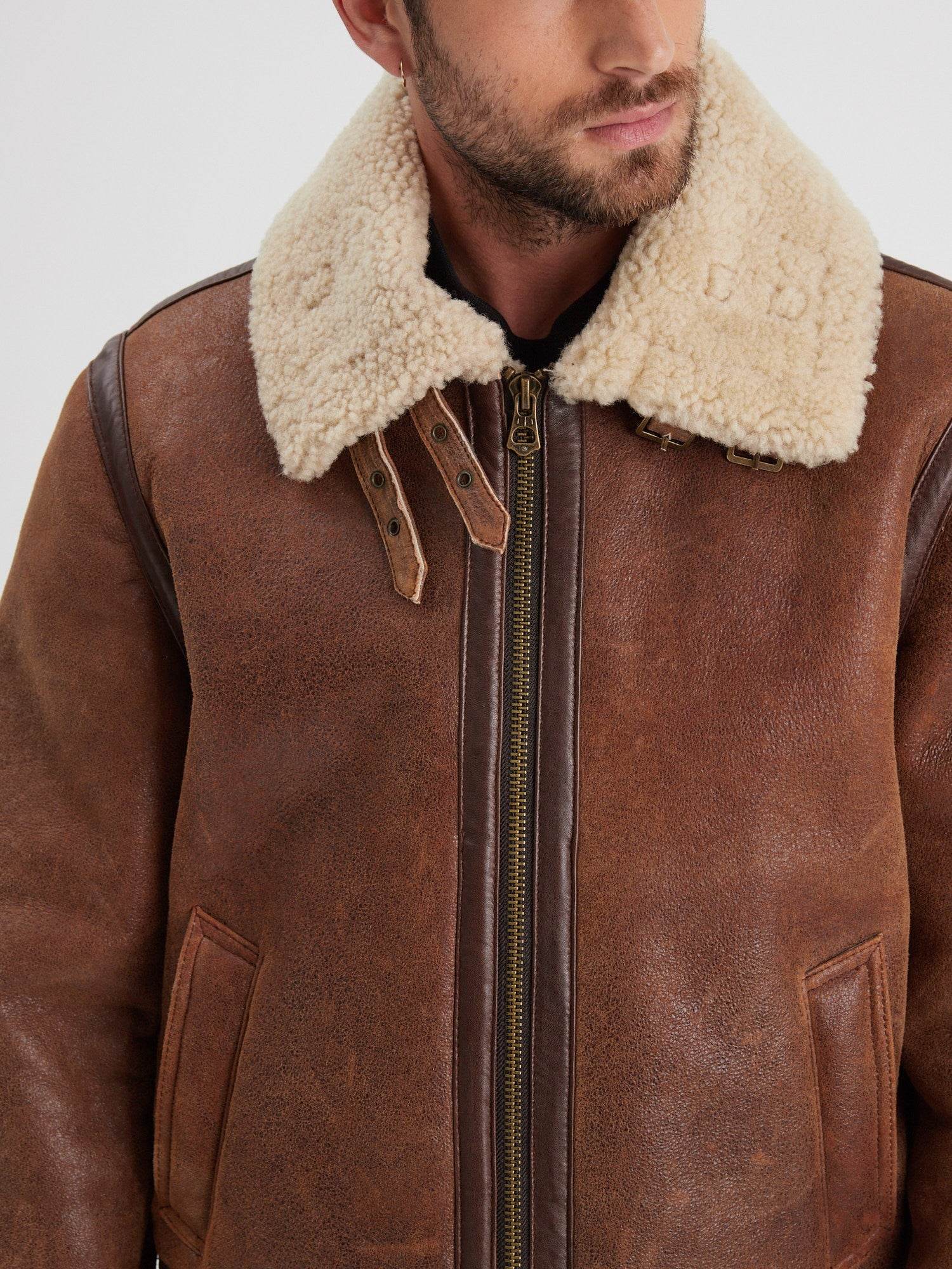 Bombardier - Blouson aviateur cuir homme - Image 3