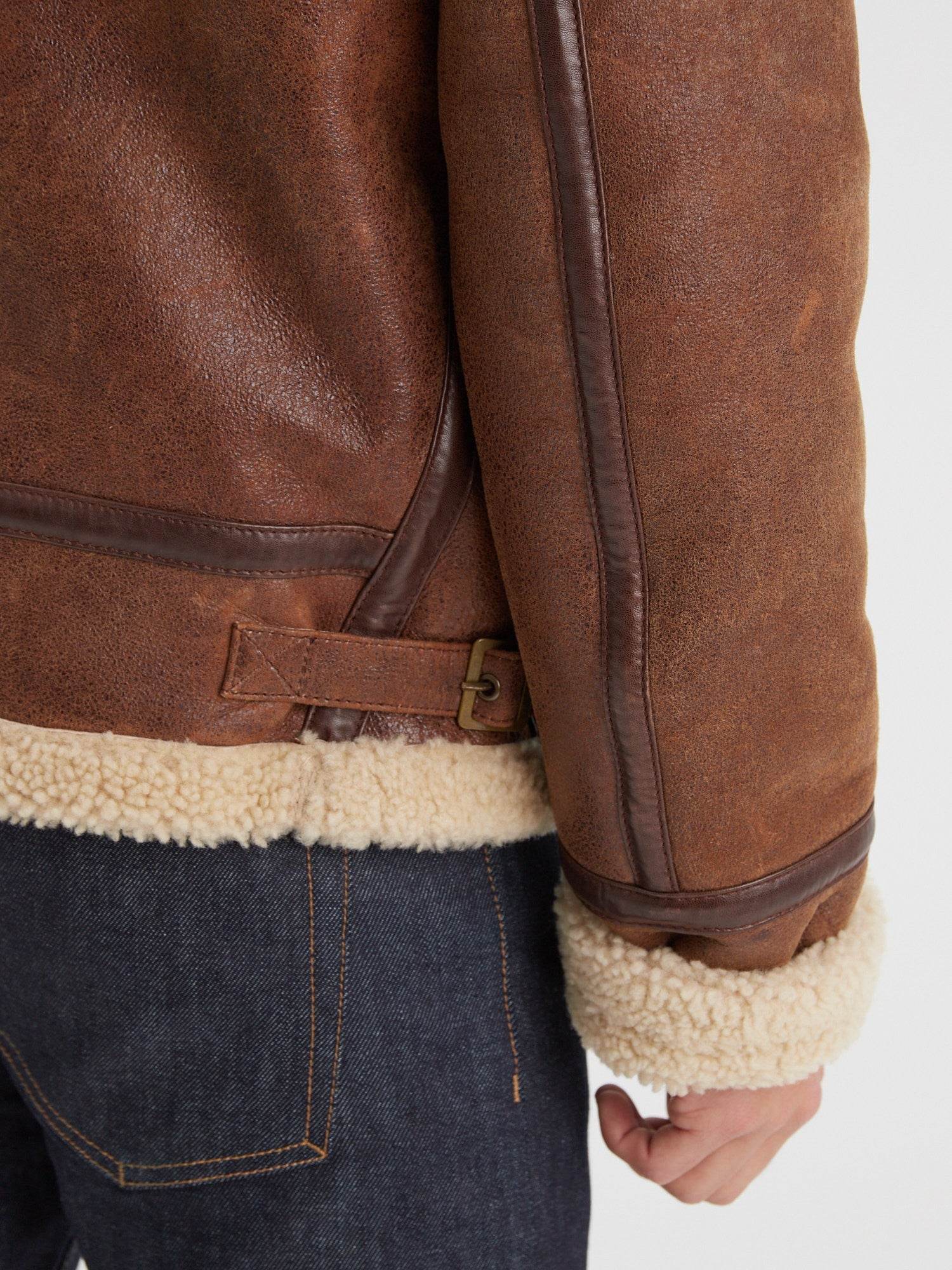 Bombardier - Blouson aviateur cuir homme - Image 5