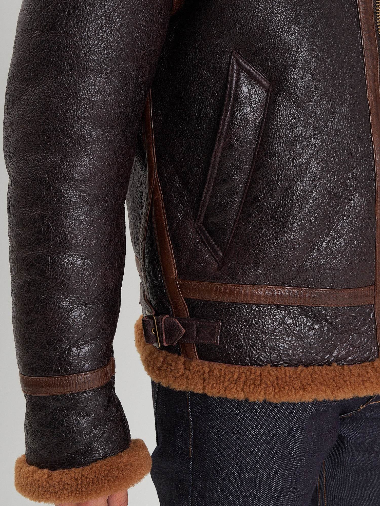 Bombardier dfh - Blouson cuir homme - Image 5