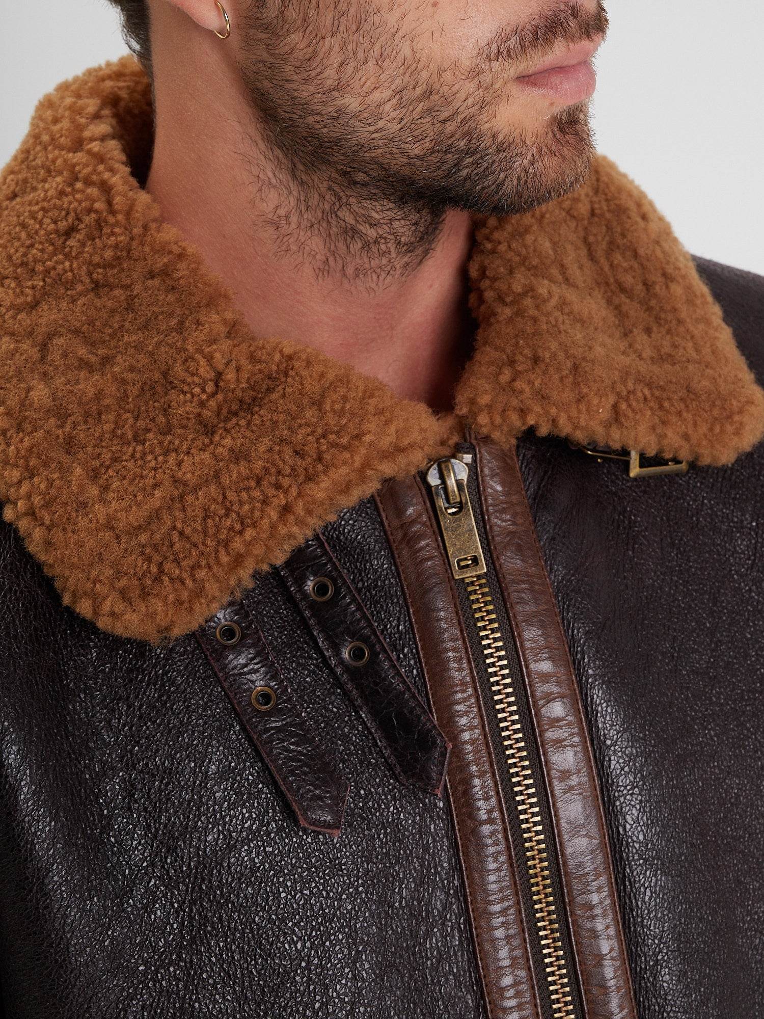 Bombardier dfh - Blouson cuir homme - Image 6