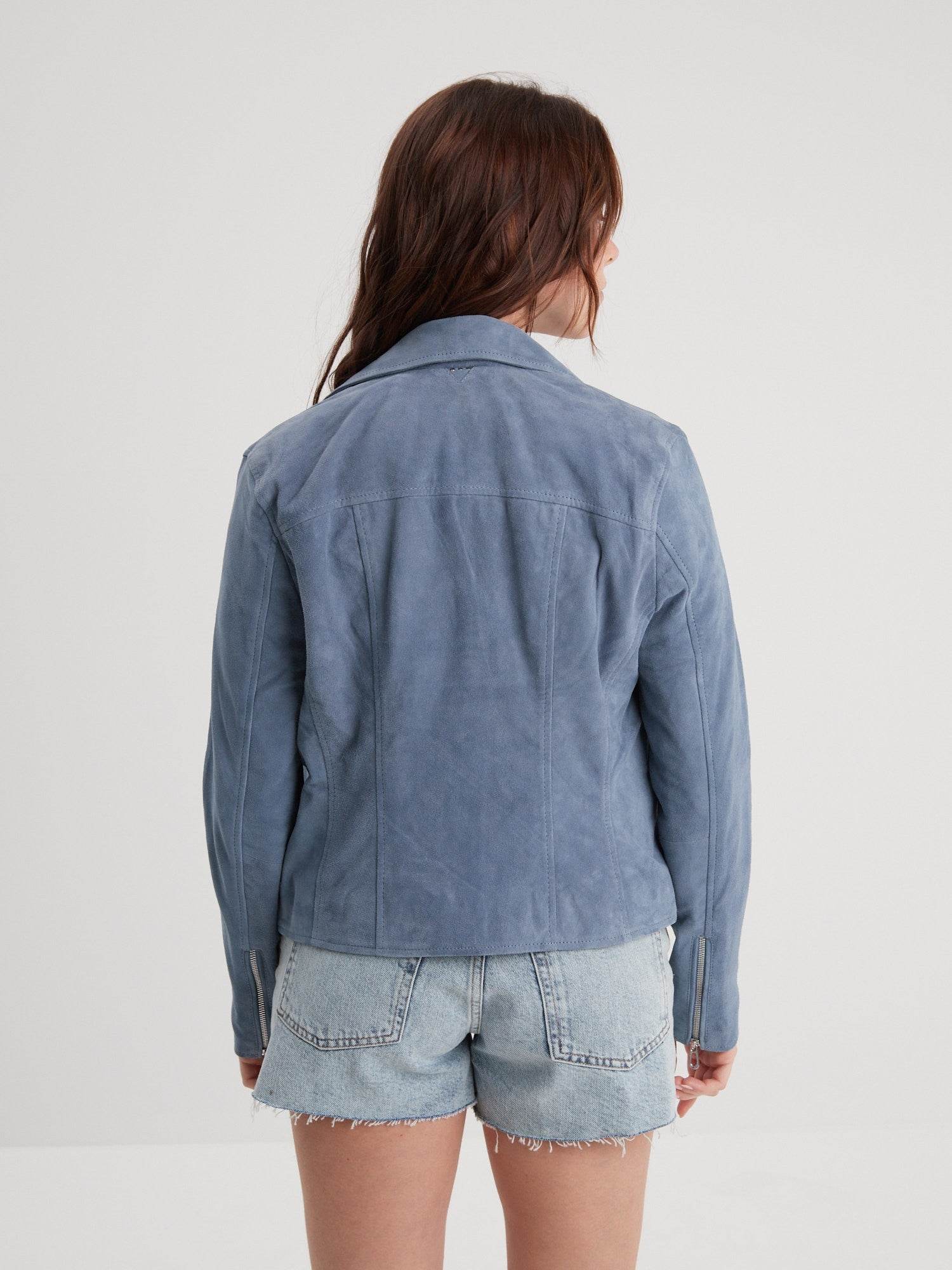 Bonita suede - Blouson rétro cuir femme - Image 14