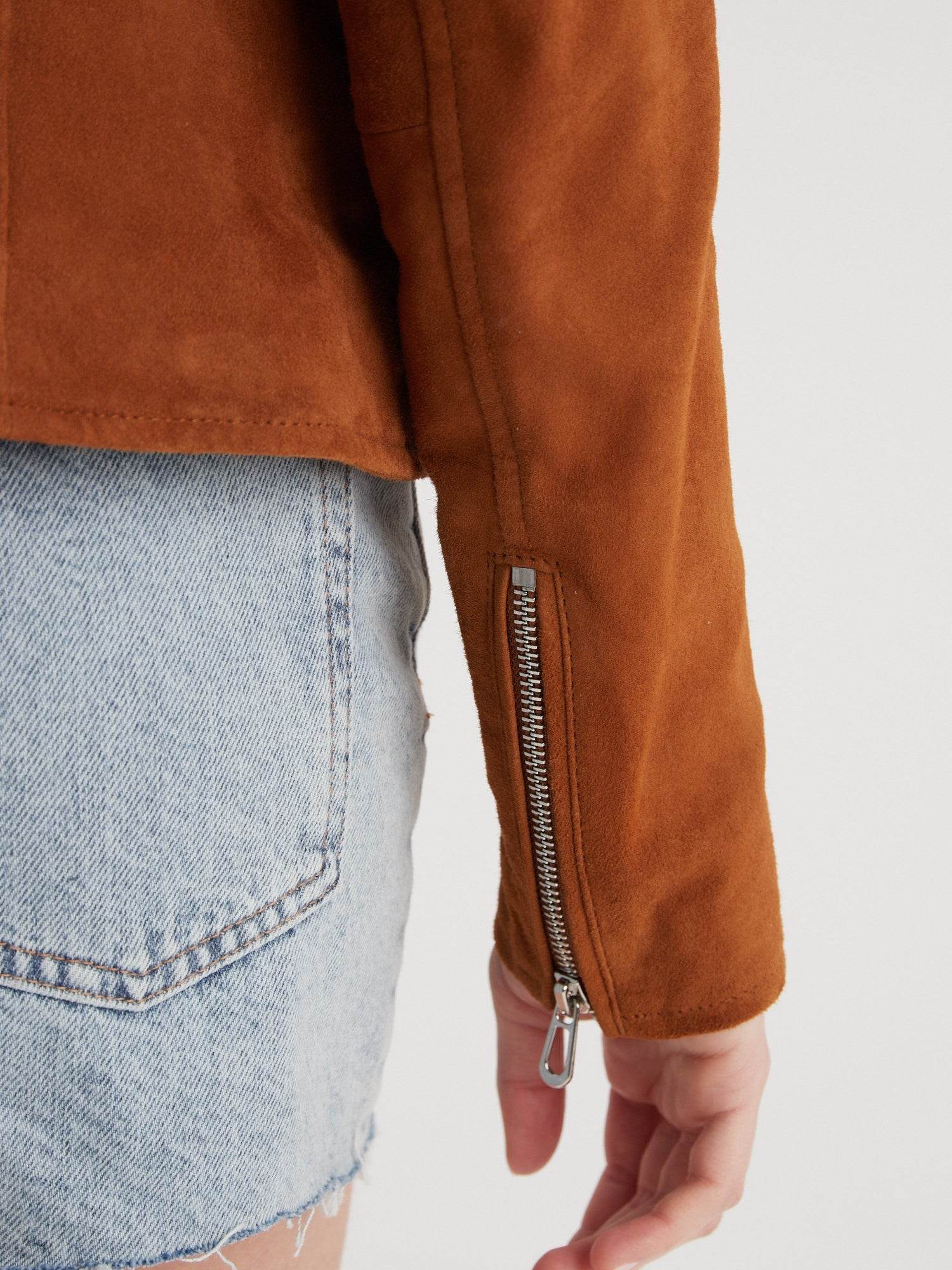 Bonita suede - Blouson rétro cuir femme - Image 19