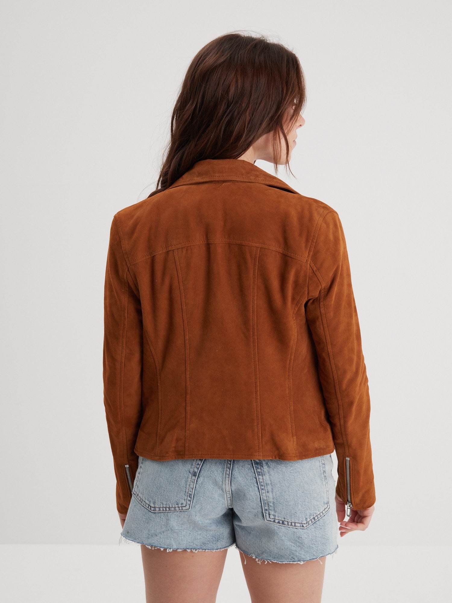 Bonita suede - Blouson rétro cuir femme - Image 21