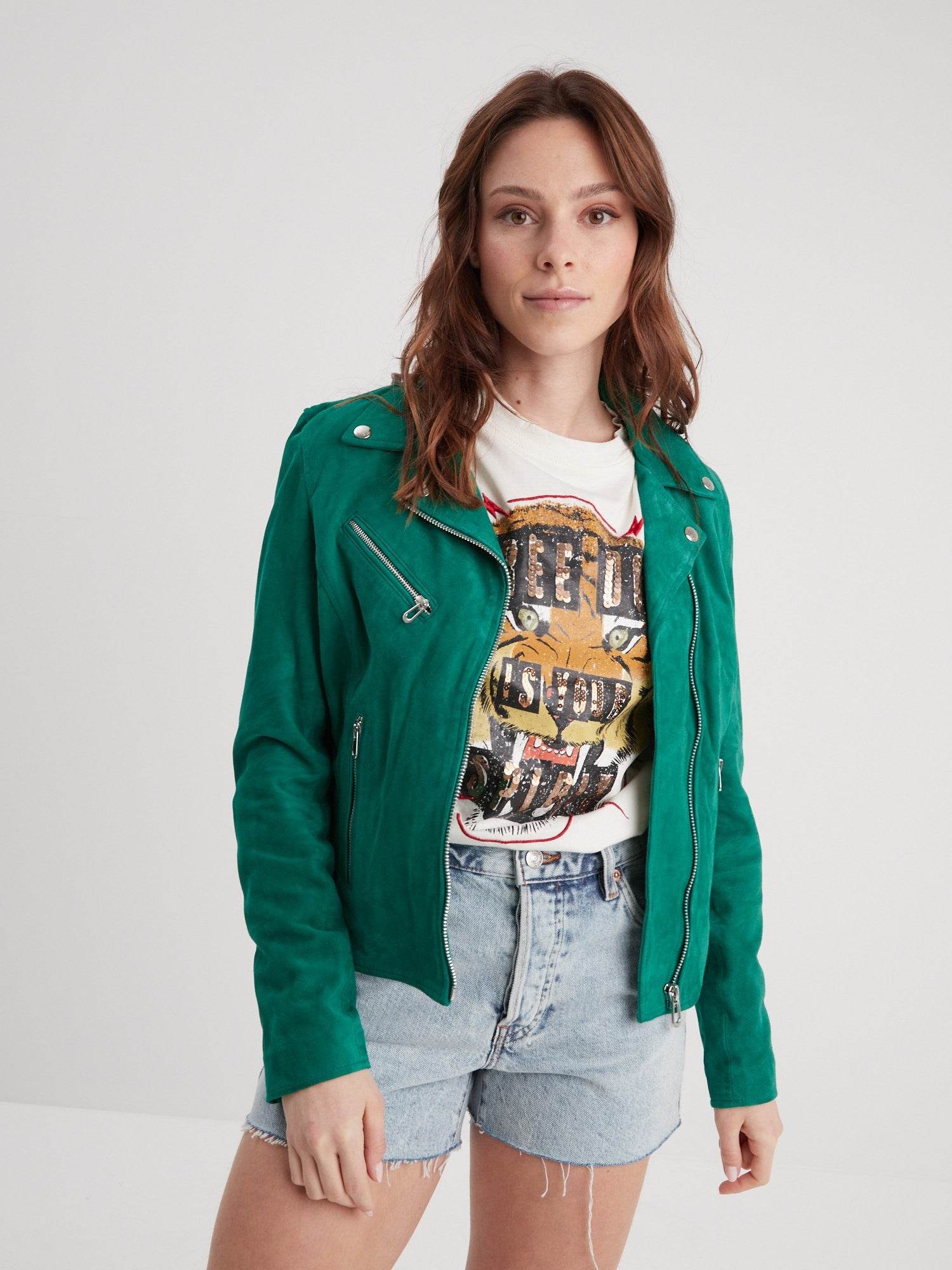 Bonita suede - Blouson rétro cuir femme - Image 23