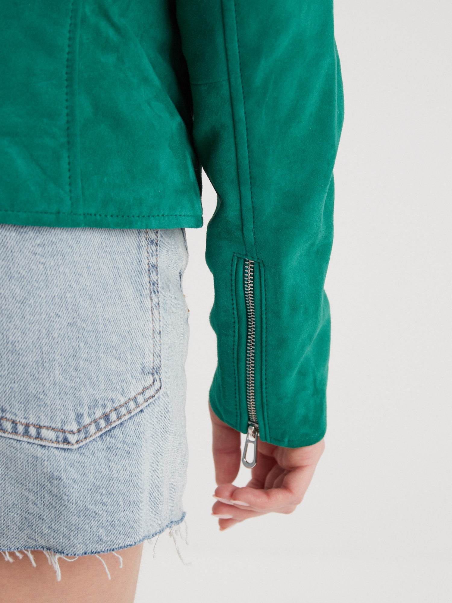Bonita suede - Blouson rétro cuir femme - Image 27