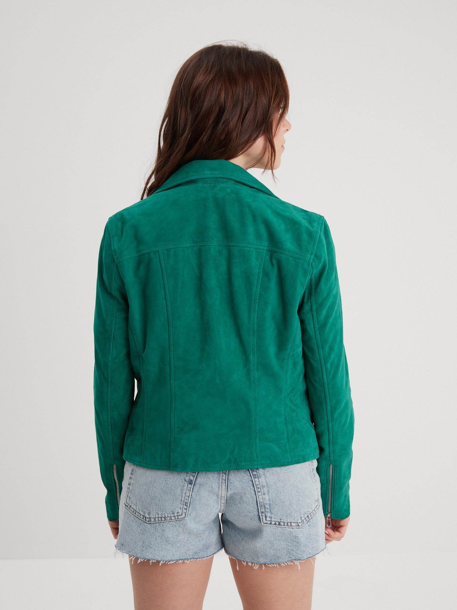 Bonita suede - Blouson rétro cuir femme - Image 28