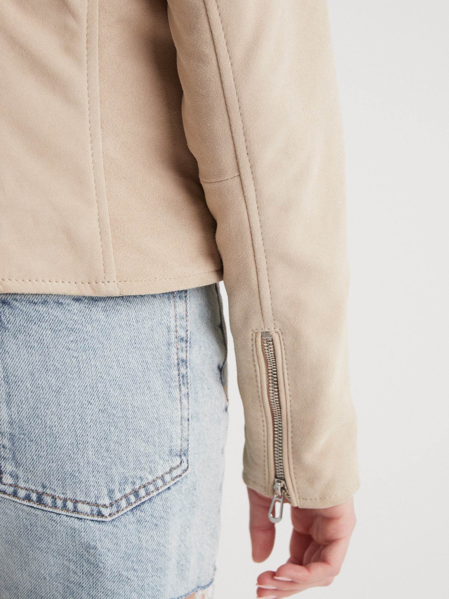 Bonita suede - Blouson rétro cuir femme - Image 7