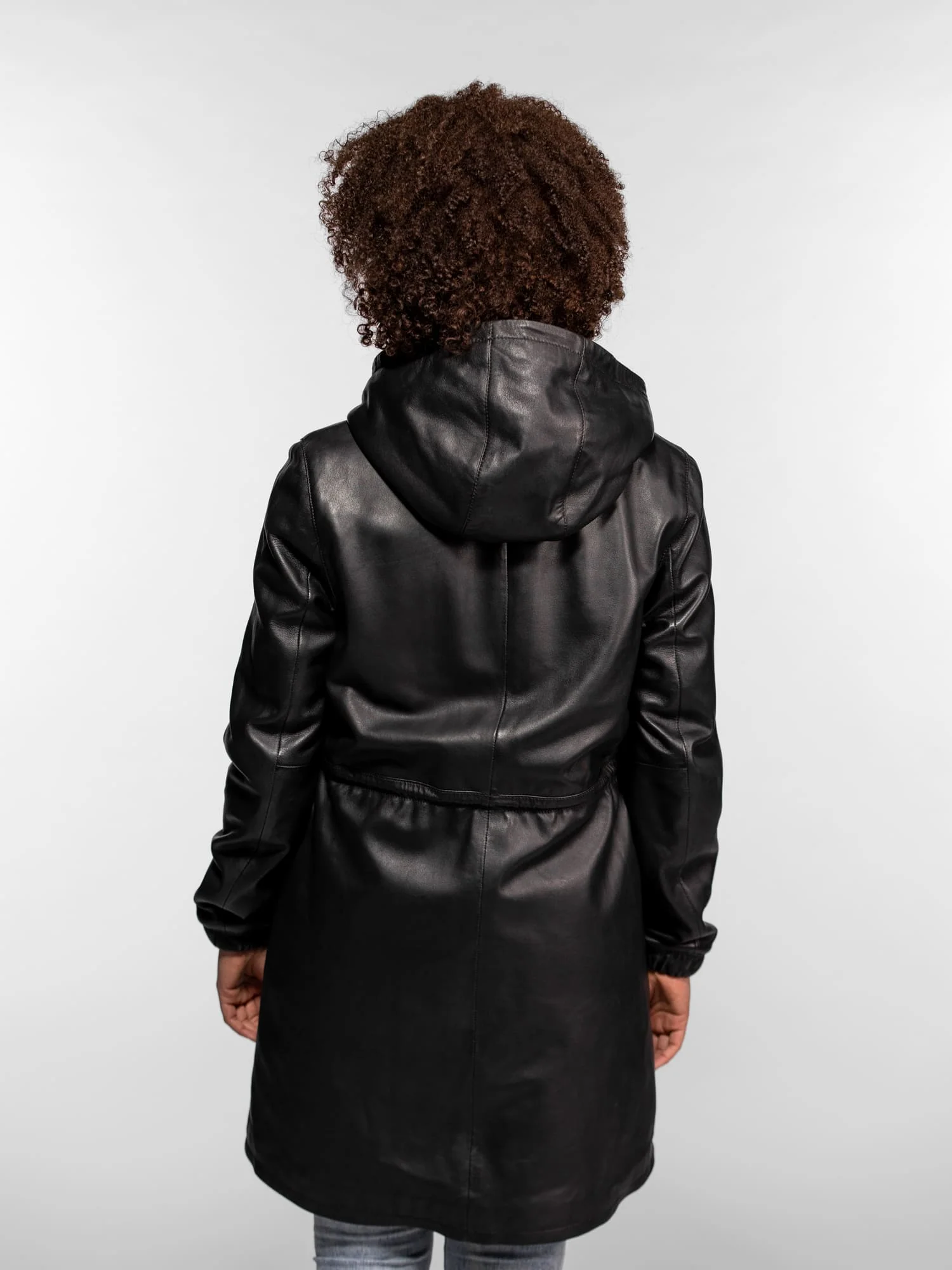 Bonnie - Manteau cuir femme - Image 6