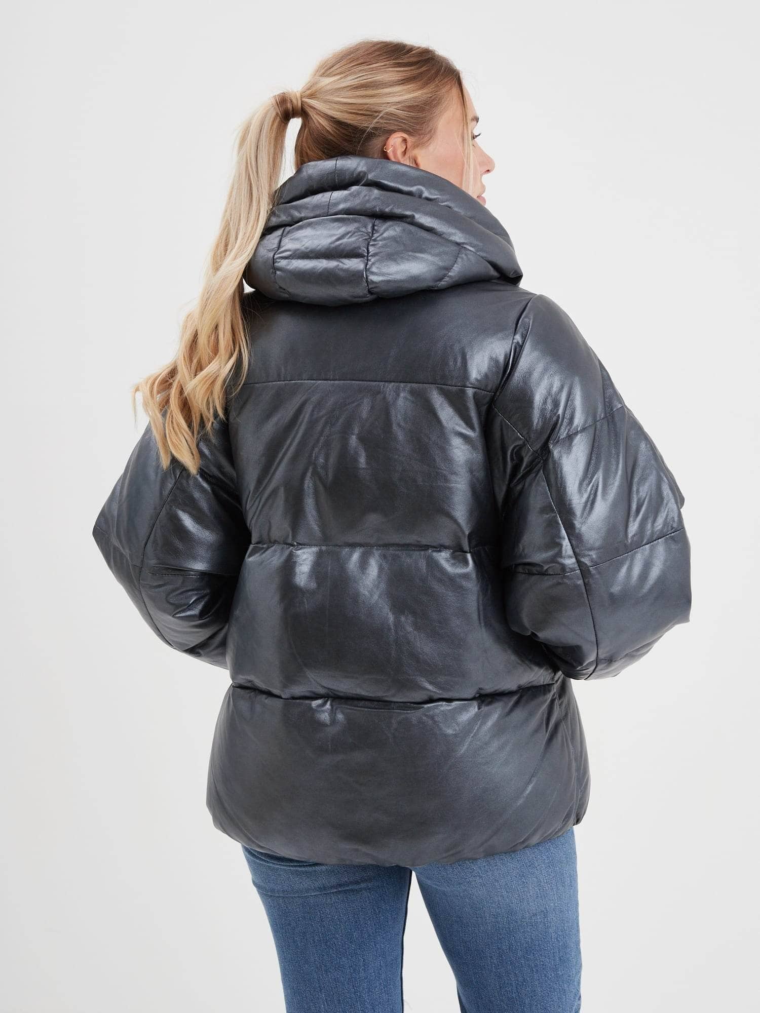Bulia - Doudoune en cuir femme - Image 5