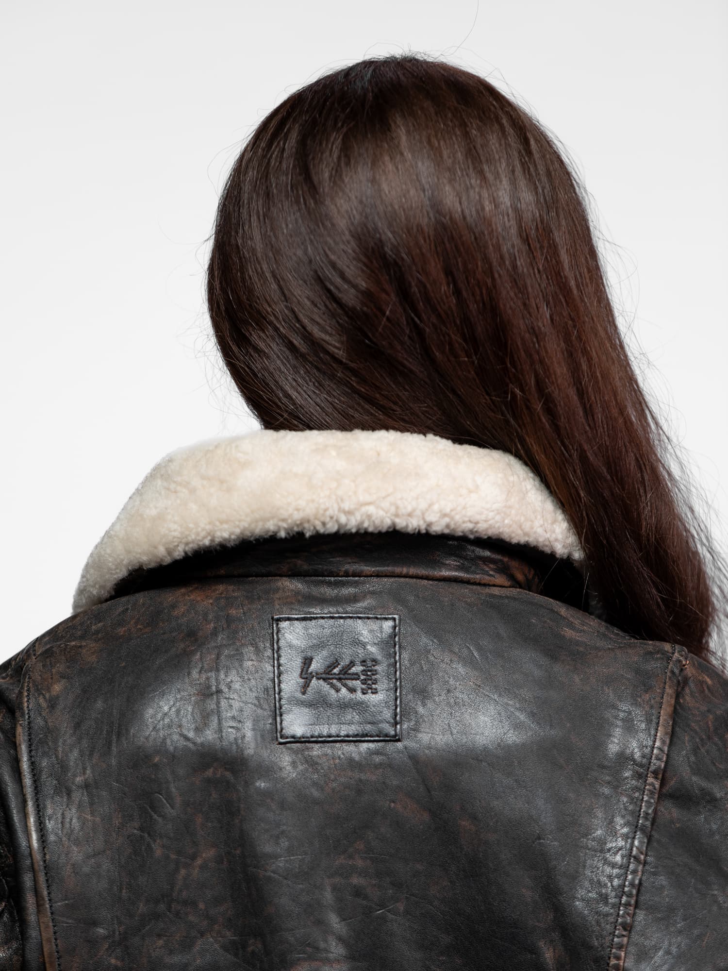 Butler - Blouson aviateur cuir femme - Image 6