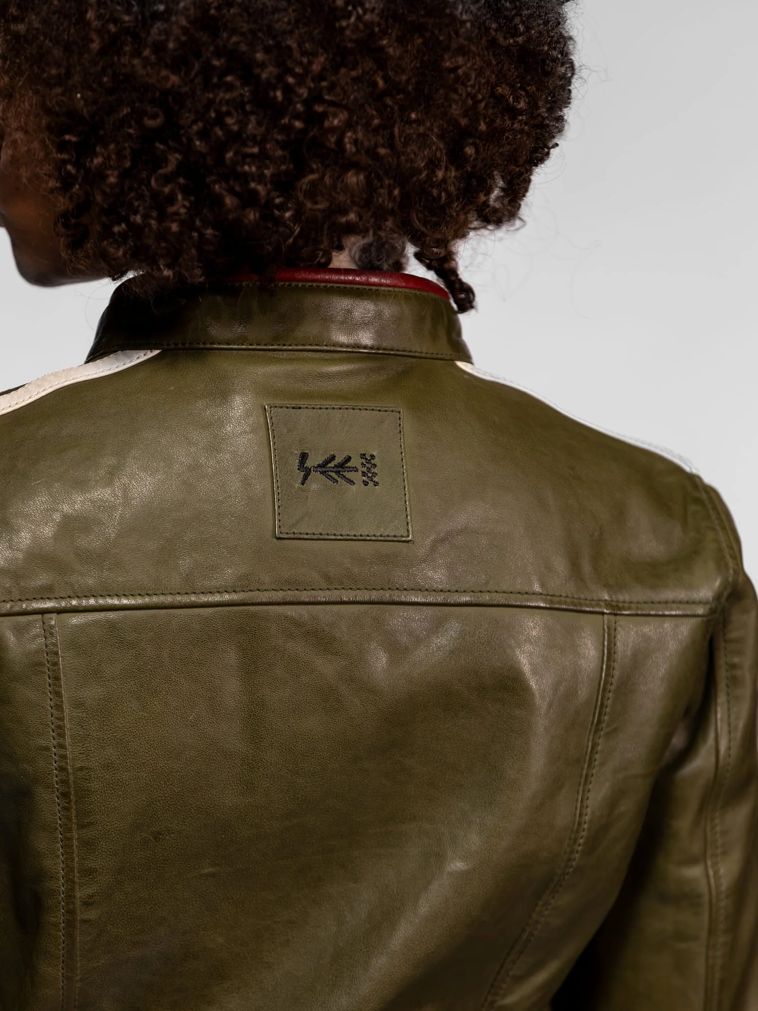Christina - Blouson cuir moto femme - Image 14