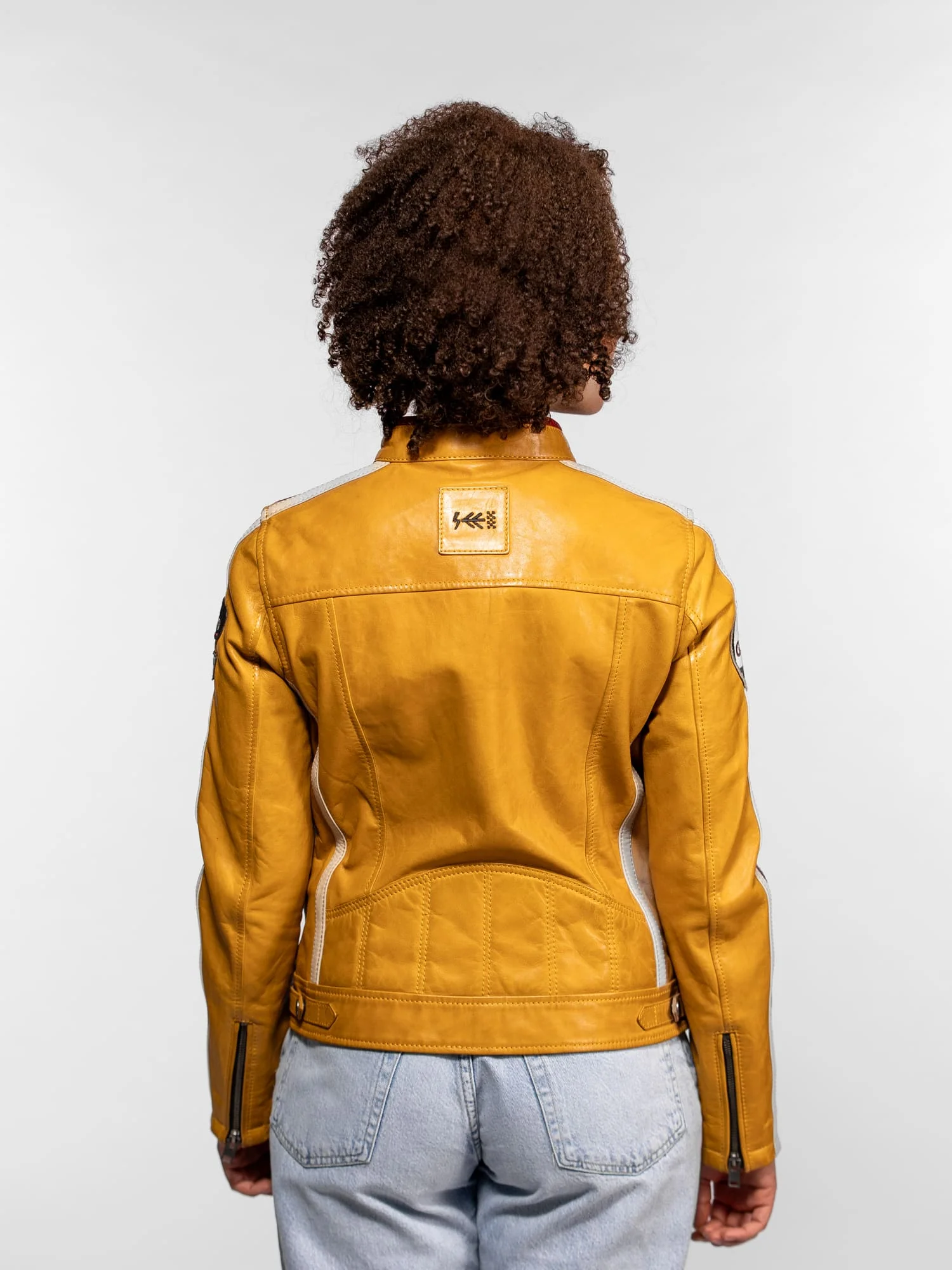 Christina - Blouson cuir moto femme - Image 27