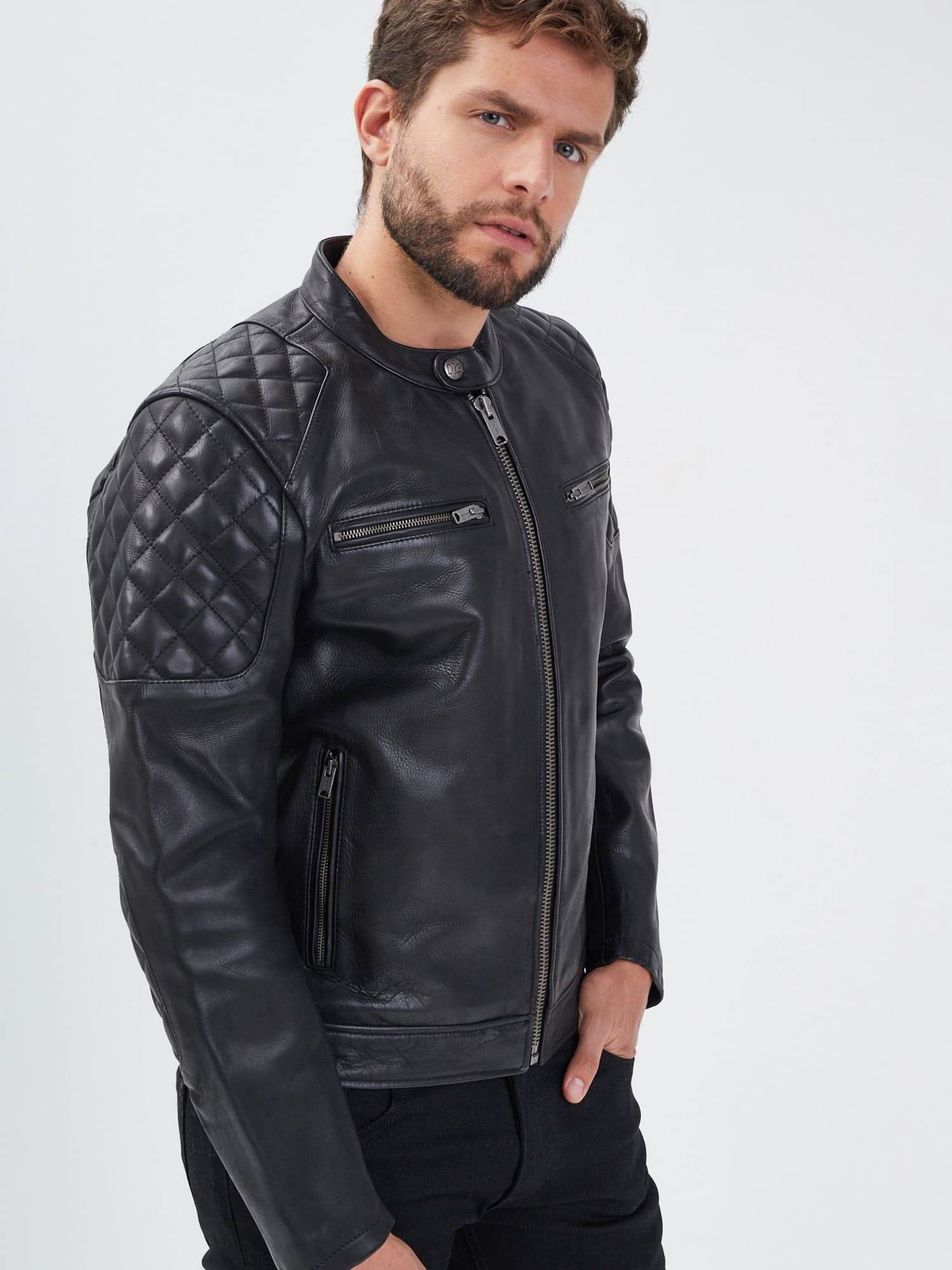 Cobalt - Blouson motard cuir homme - Image 5